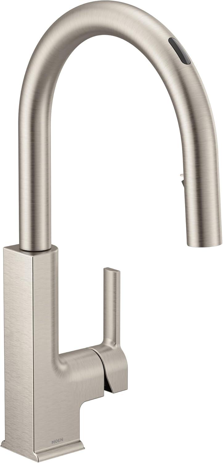 Moen STo Smart Touchless Single Handle Kitchen Faucet with Wave and Accessories S72308EVSRS