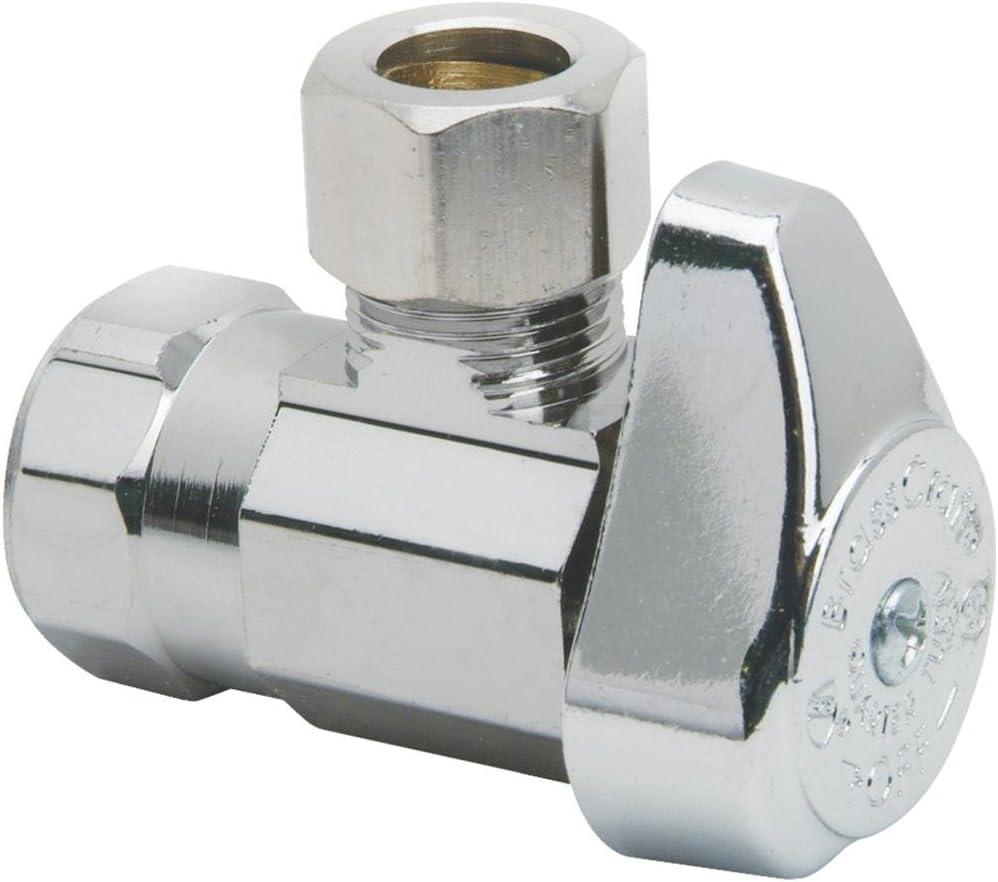 BrassCraft G2R17X CD Water Supply Line Valves, 1/2" x 3/8", Chrome