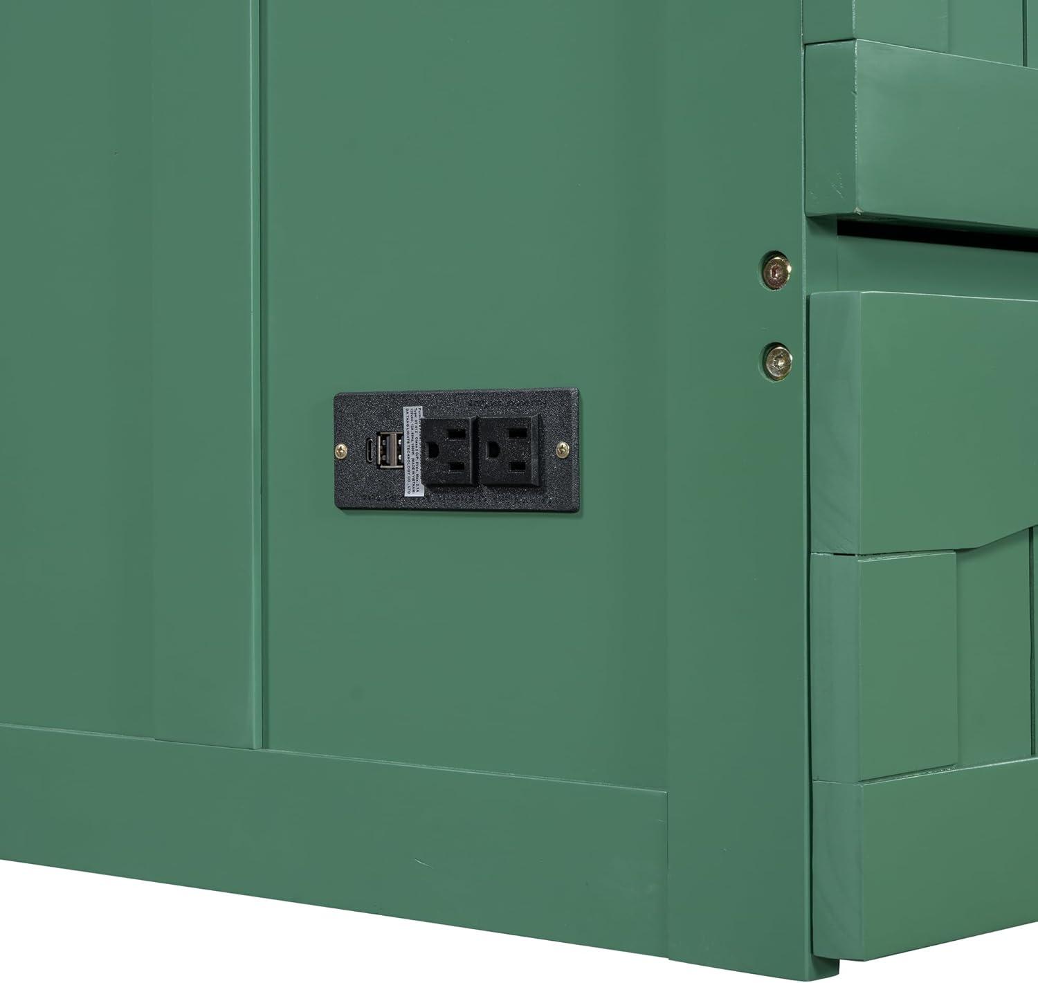 Cosmic Queen Size Murphy Bed With Built-In Charging Station