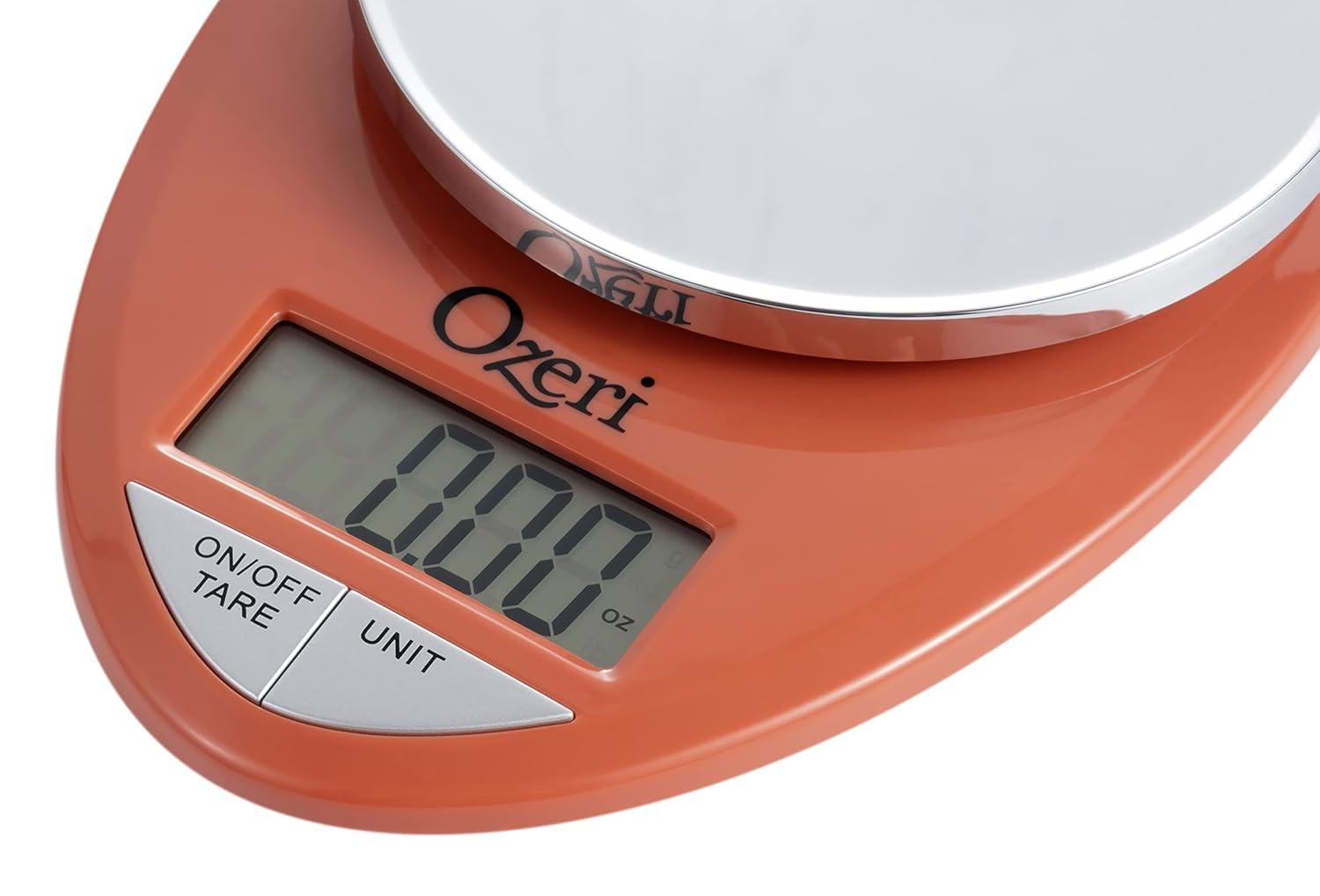 Ozeri Ozeri Pro Digital Kitchen Food Scale, 0.05 oz to 12 lbs (1 gram to 5.4 kg)