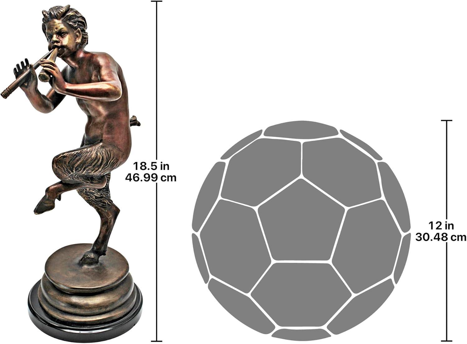 Design Toscano Pan, Greek God of the Forest Bronze Statue
