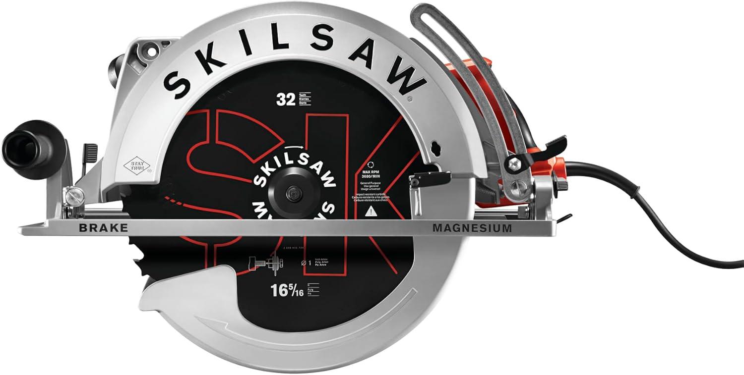 SKILSAW SPT70V-11 16-5/16 in. Magnesium SUPER SAWSQUATCH Worm Drive Saw
