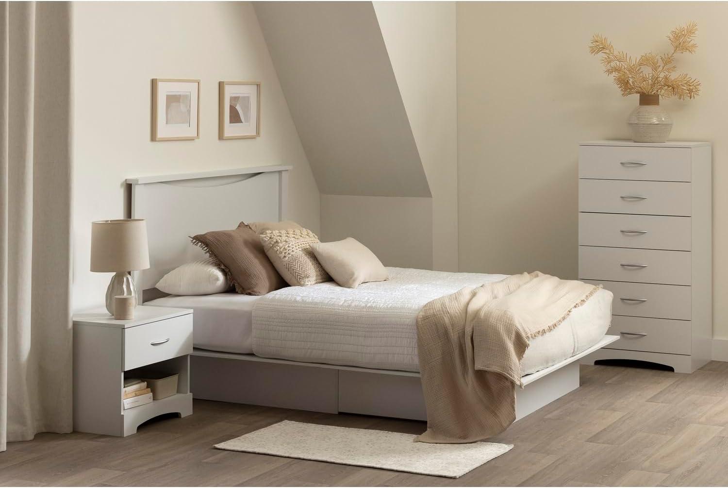 South Shore Step One, Contemporary Chest,  White