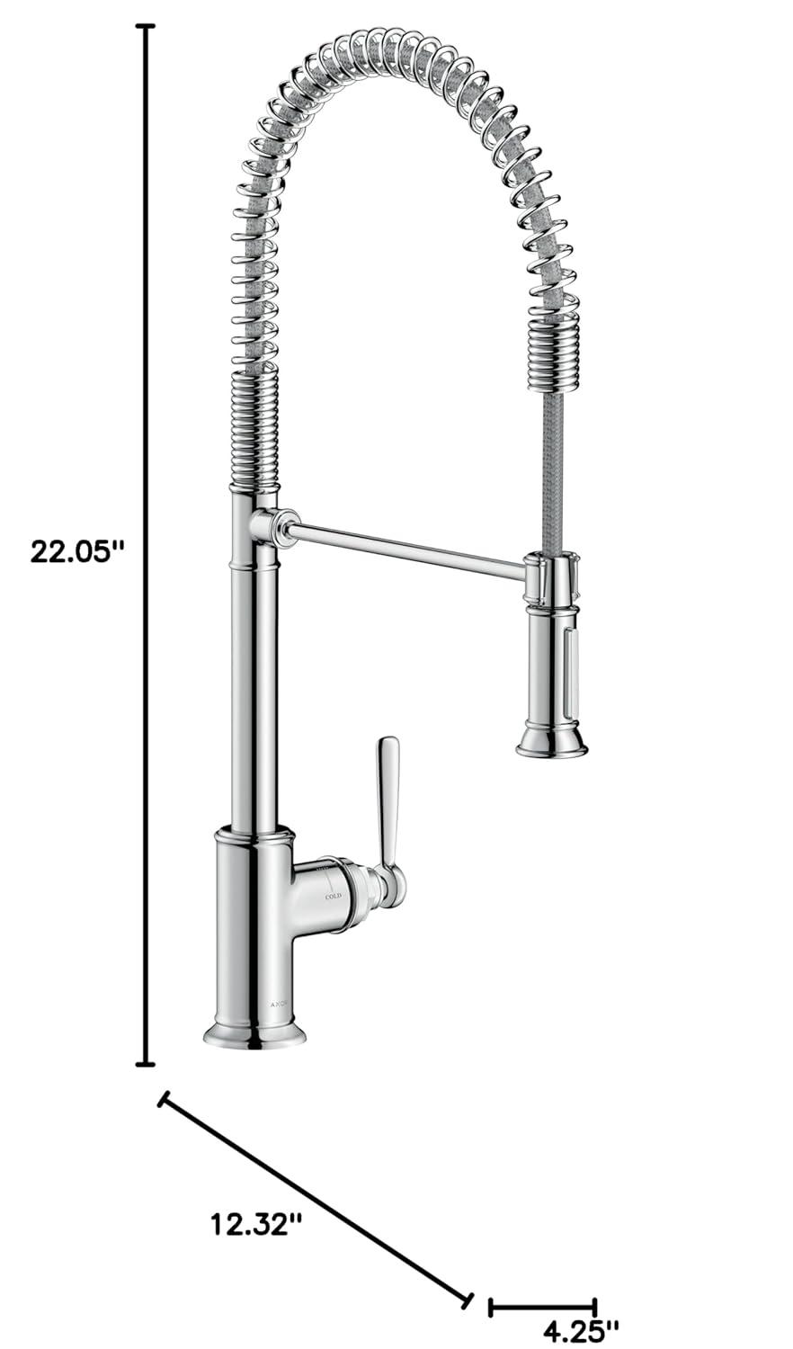 AXOR AXOR Montreux Pull Down Kitchen Faucet 16582001