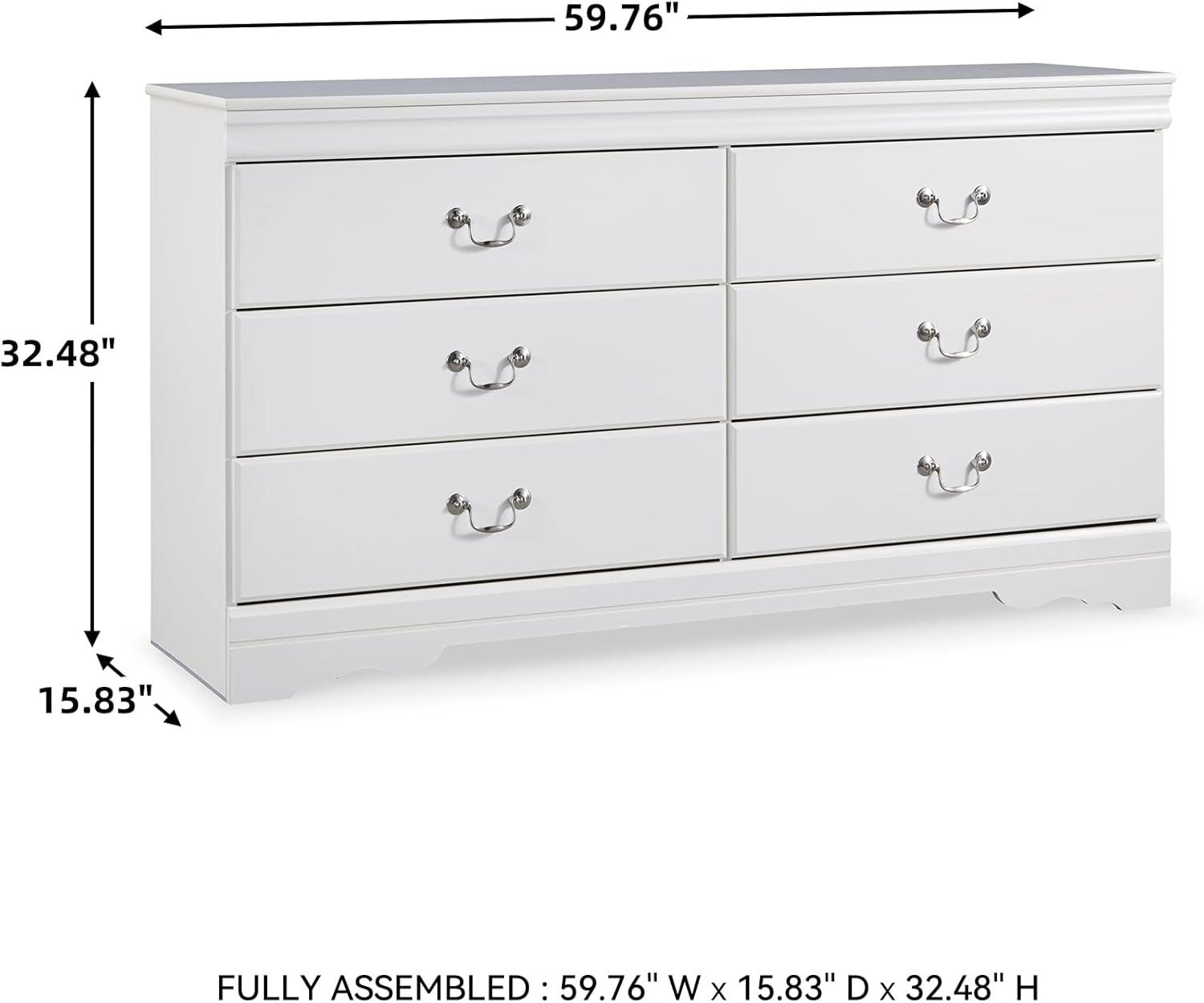 Anarasia Dresser White - Signature Design by Ashley