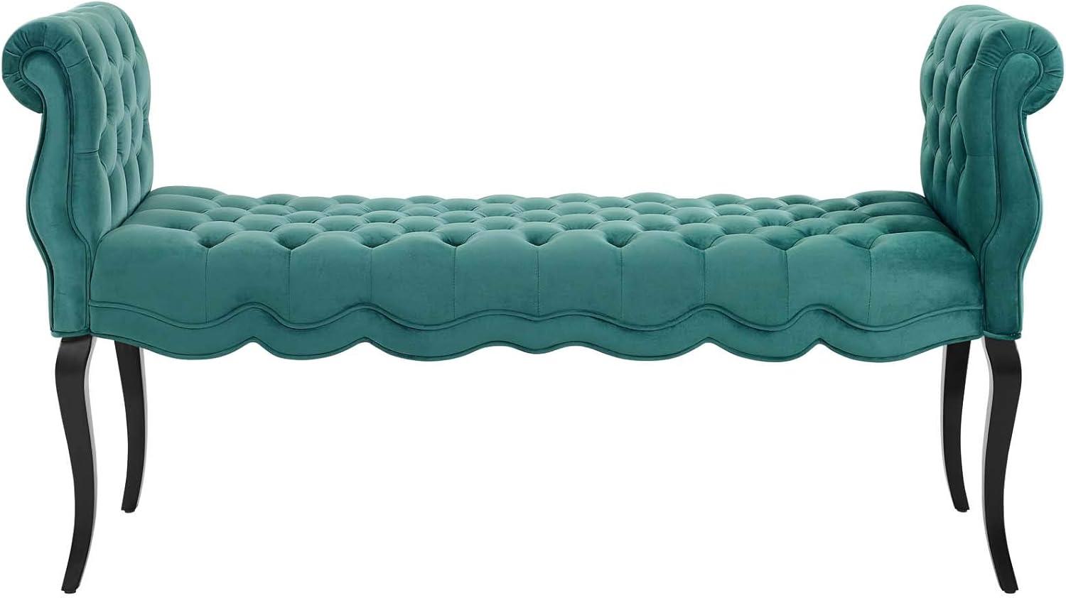 Modway Adelia Chesterfield Style Button Tufted Performance Velvet Bench