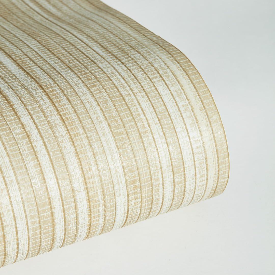 Tempaper & Co.® Faux Grasscloth Removable Peel and Stick Wallpaper, Textured Sand, 28 sq. ft.: Vinyl, Self-Adhesive, Beige