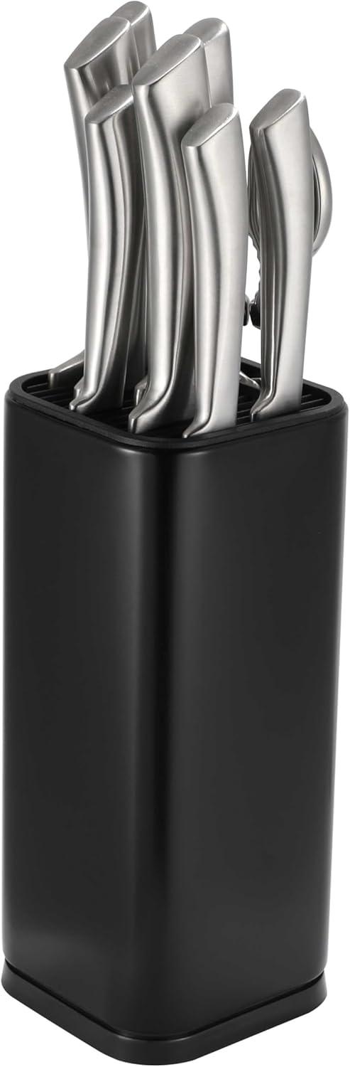 Dura Living Dura Living Universal Knife Block Holder, Stainless Steel Organizer, Space-Saving Storage Stand
