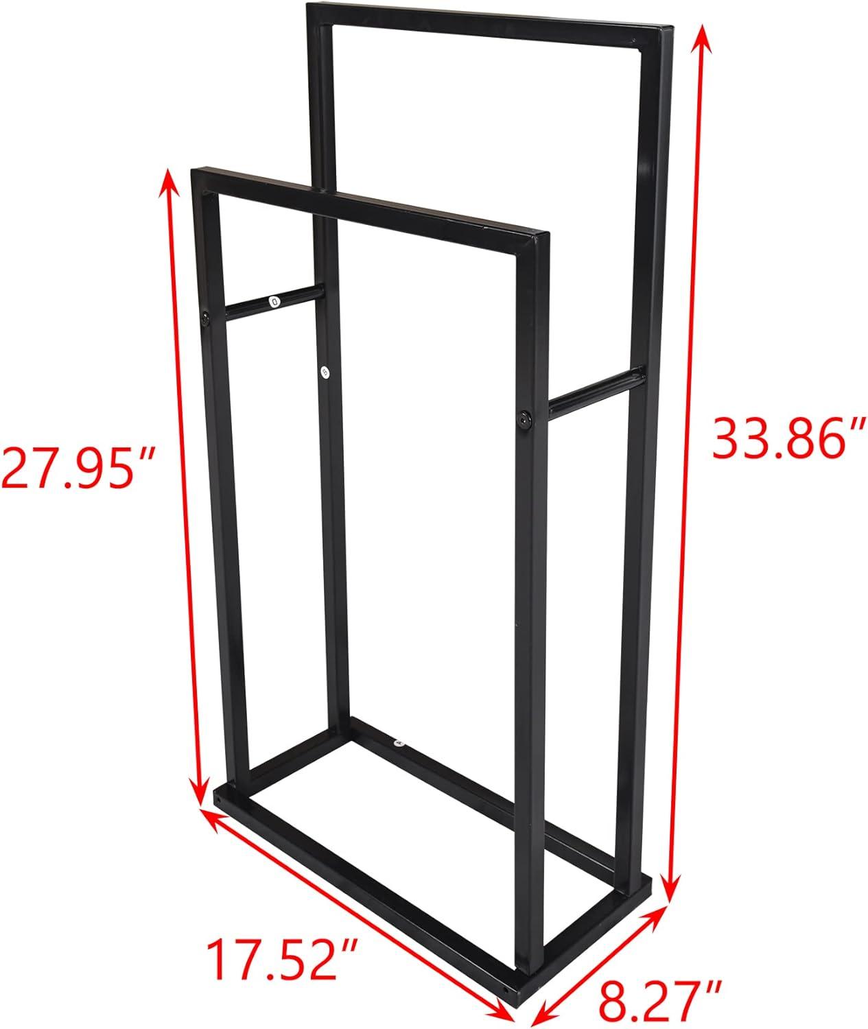 Freestanding 3-tier metal towel rack