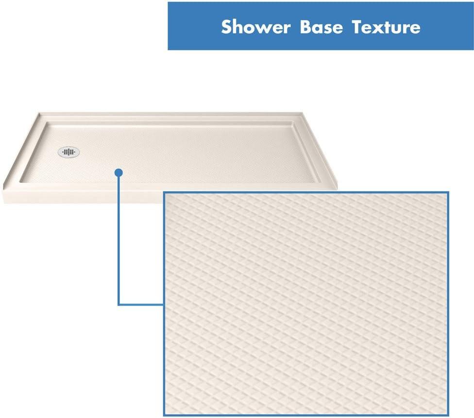 Infinity-Z 60" W x 30" D x 74.75" H Semi-frameless Sliding Shower Kit