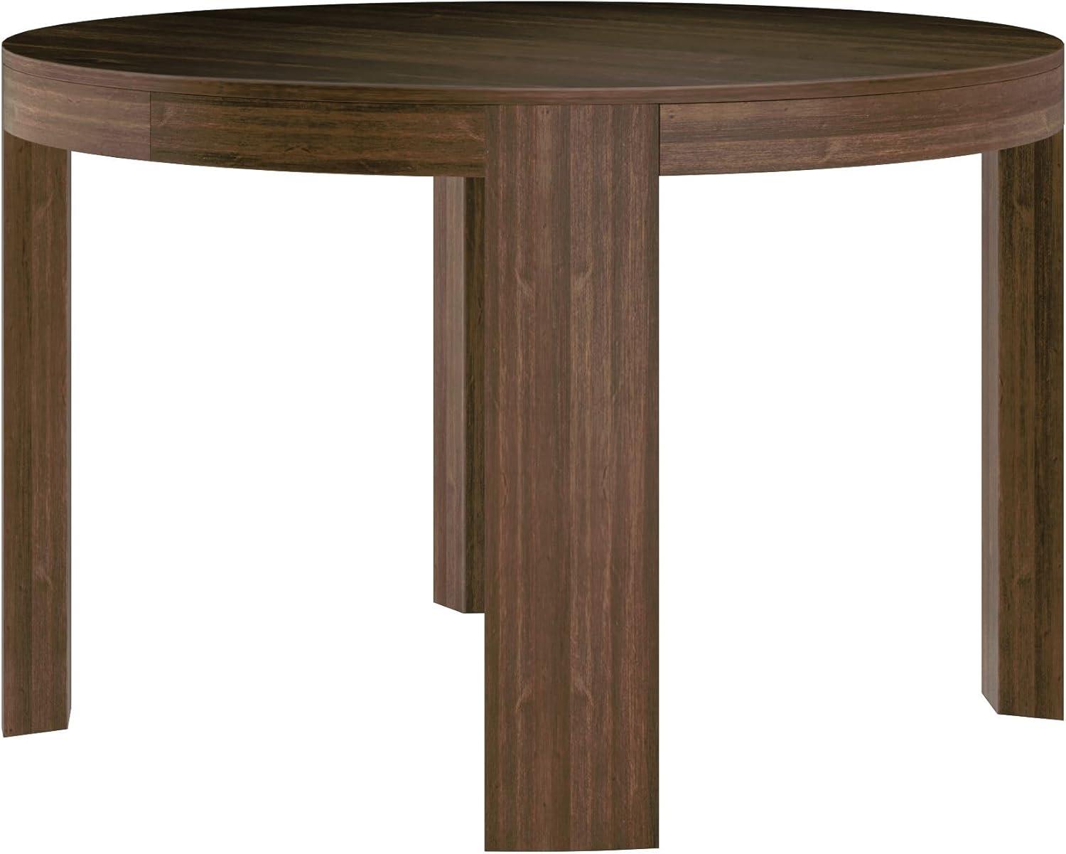 Plank+ Beam Modern Rounded Round Dining Table