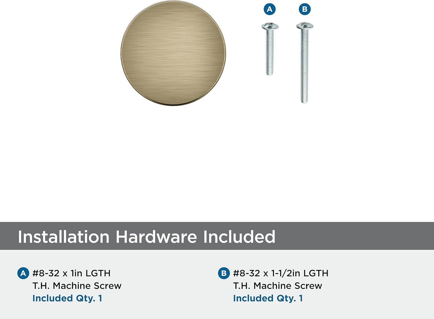 Everett 1 5/16" Diameter Round Knob