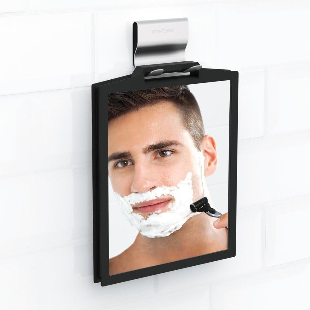Better Living Products DOPPIO Double Sided Magnifying Shower Mirror