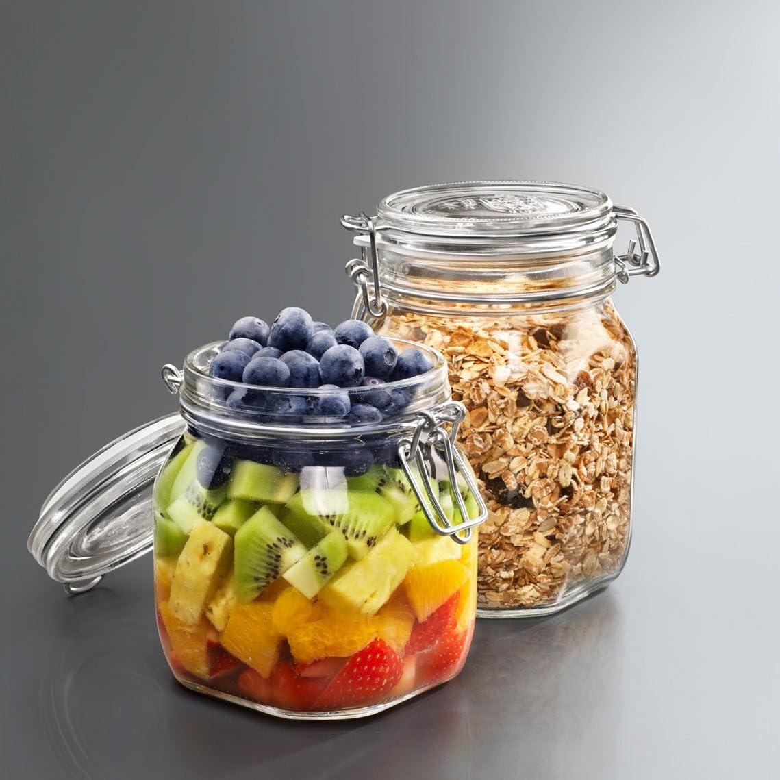 Bormioli Rocco Fido 33.75oz Glass Canning Jar