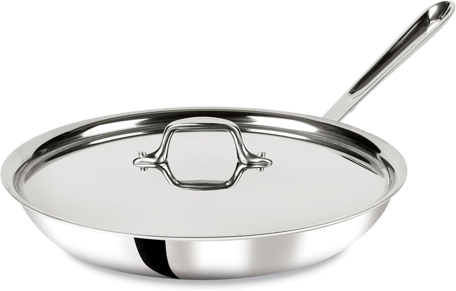 All-Clad ® d3 Stainless 12" Fry Pan with Lid