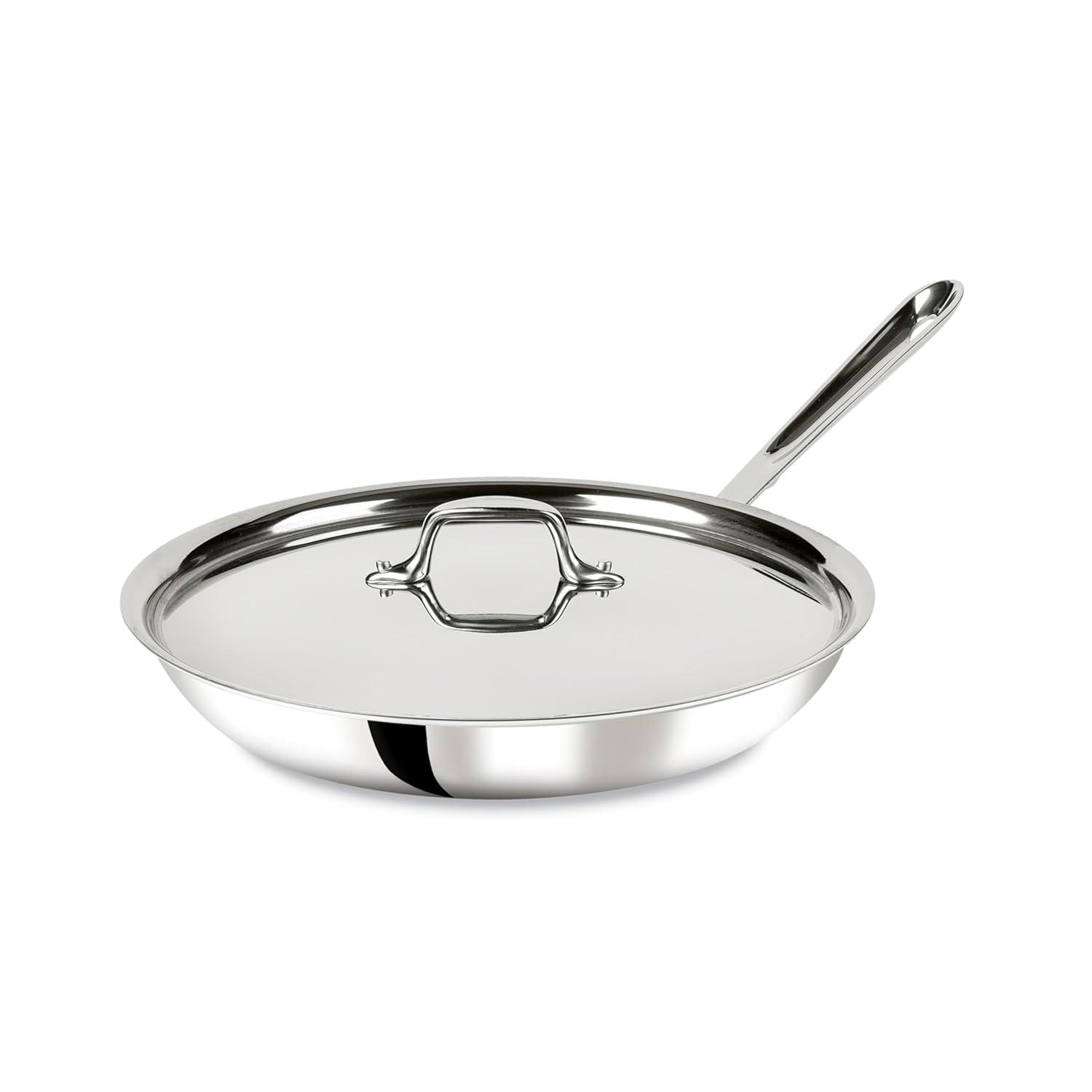All-Clad ® d3 Stainless 12" Fry Pan with Lid