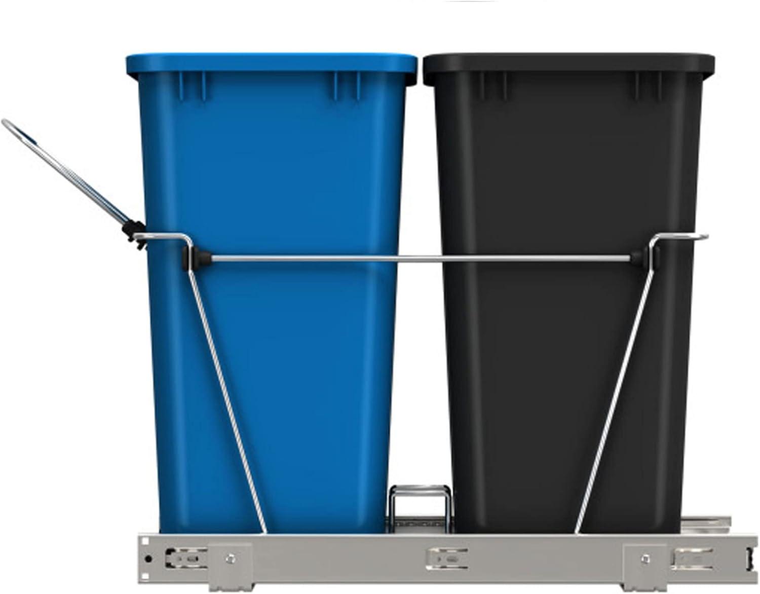 Rev-A-Shelf Rev-A-Shelf Double Pull Out Trash Can 35 Qt for Kitchen