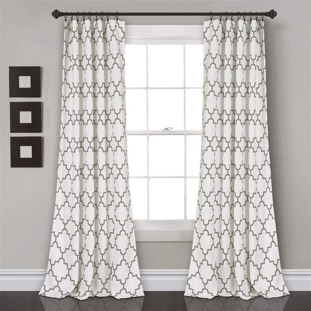 Lush Decor Polyester Room Darkening Curtain Pair (Set of 2)