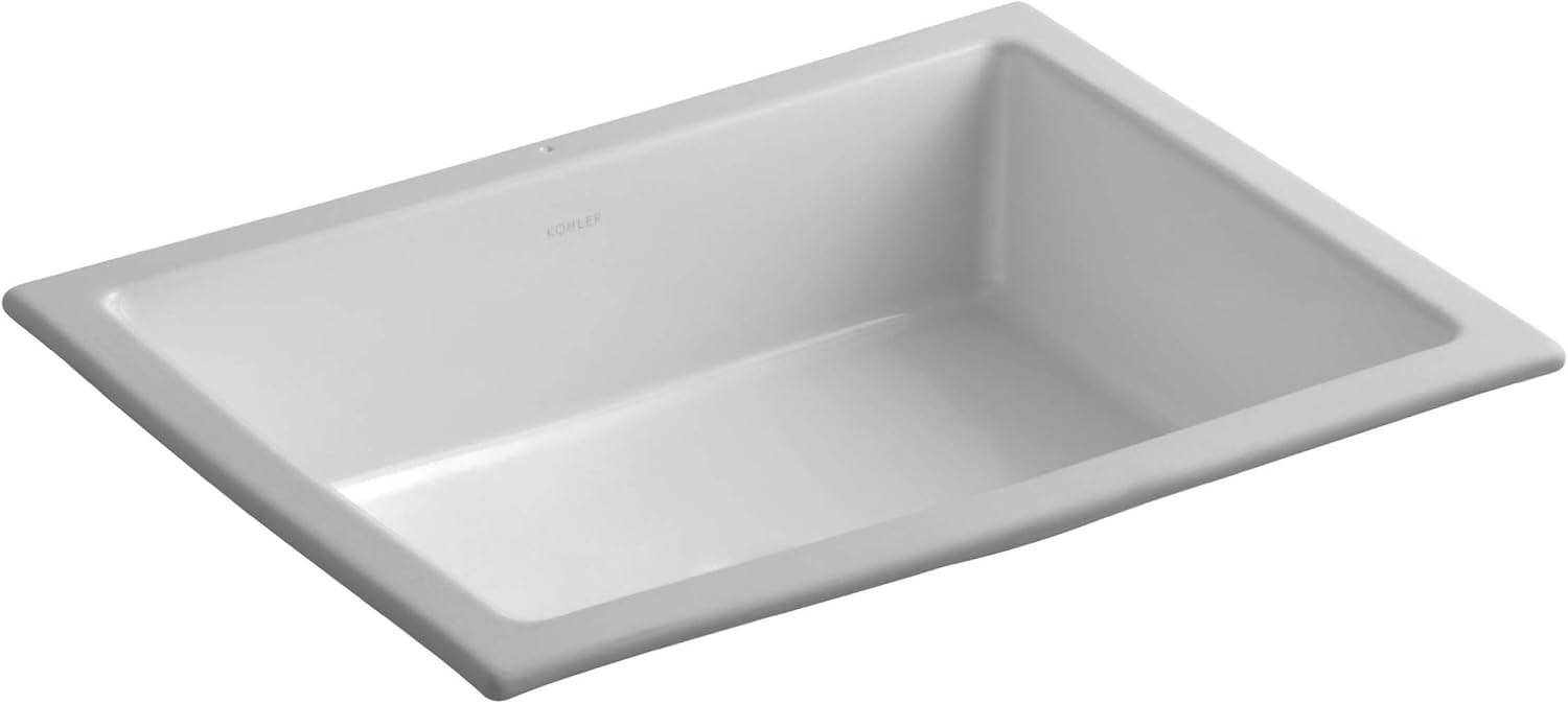 Verticyl Rectangular Undermount Bathroom Sink with Overflow