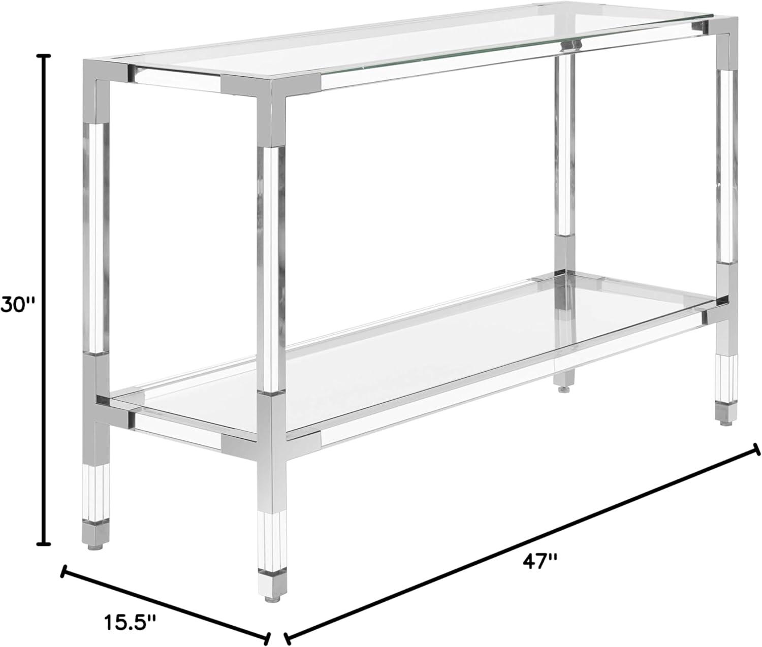 Arverne Console Table - Silver - Safavieh