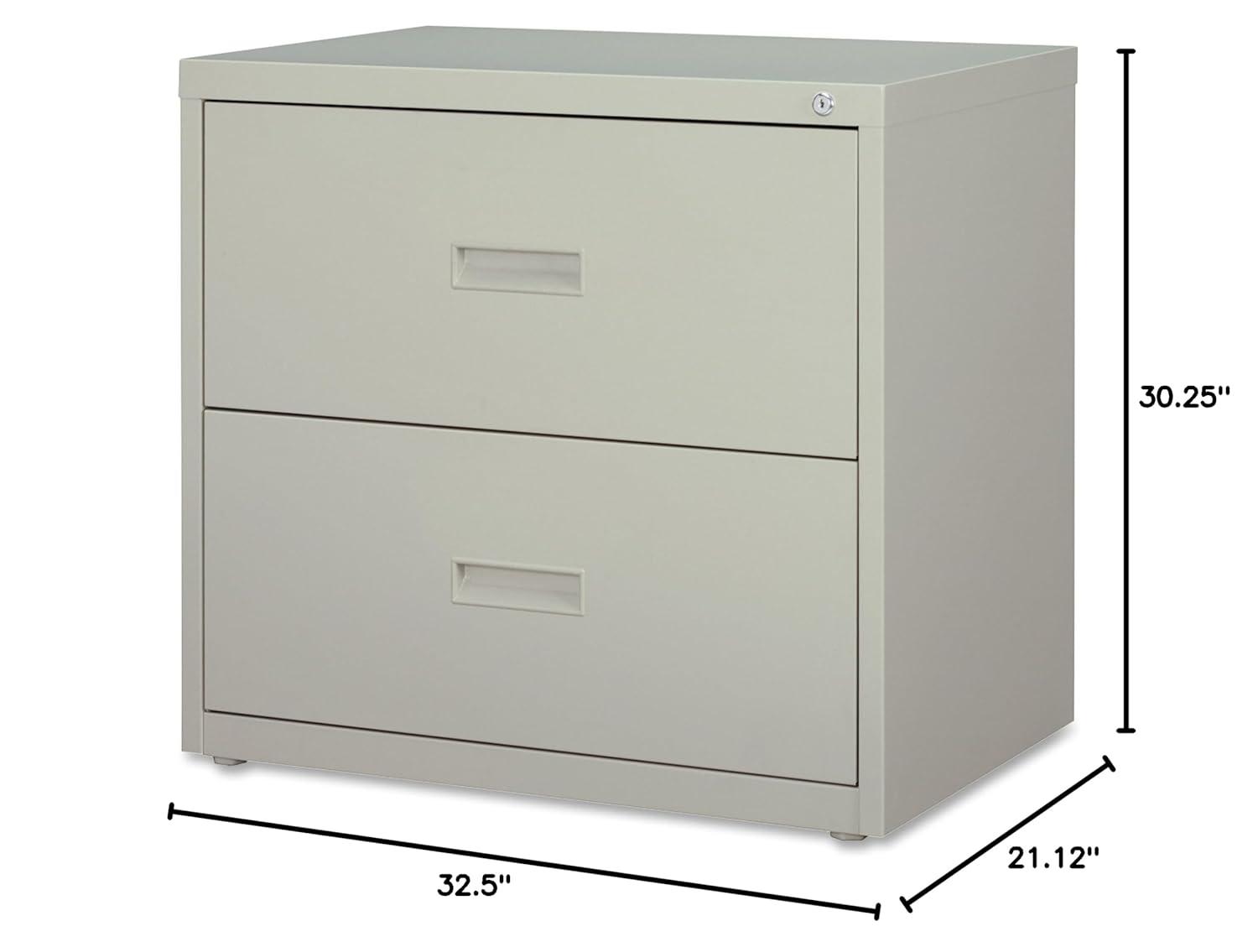 Fortress 30'' Wide 2 -Drawer Steel File Cabinet