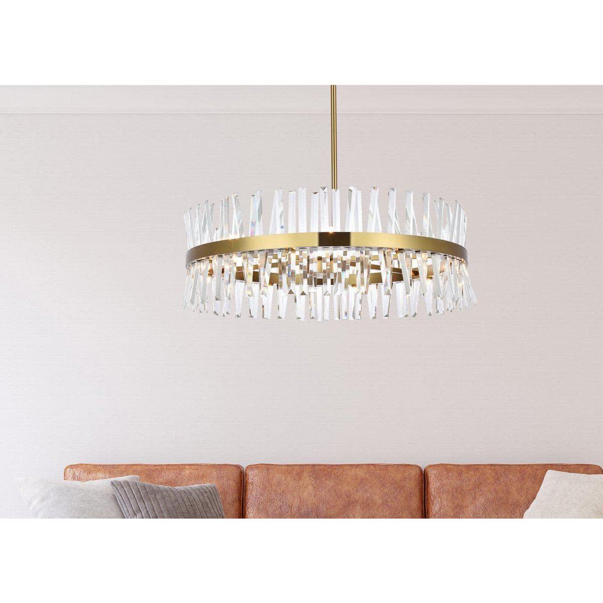 Elegant Lighting Serephina 16 - Light Chandelier in  Satin Gold