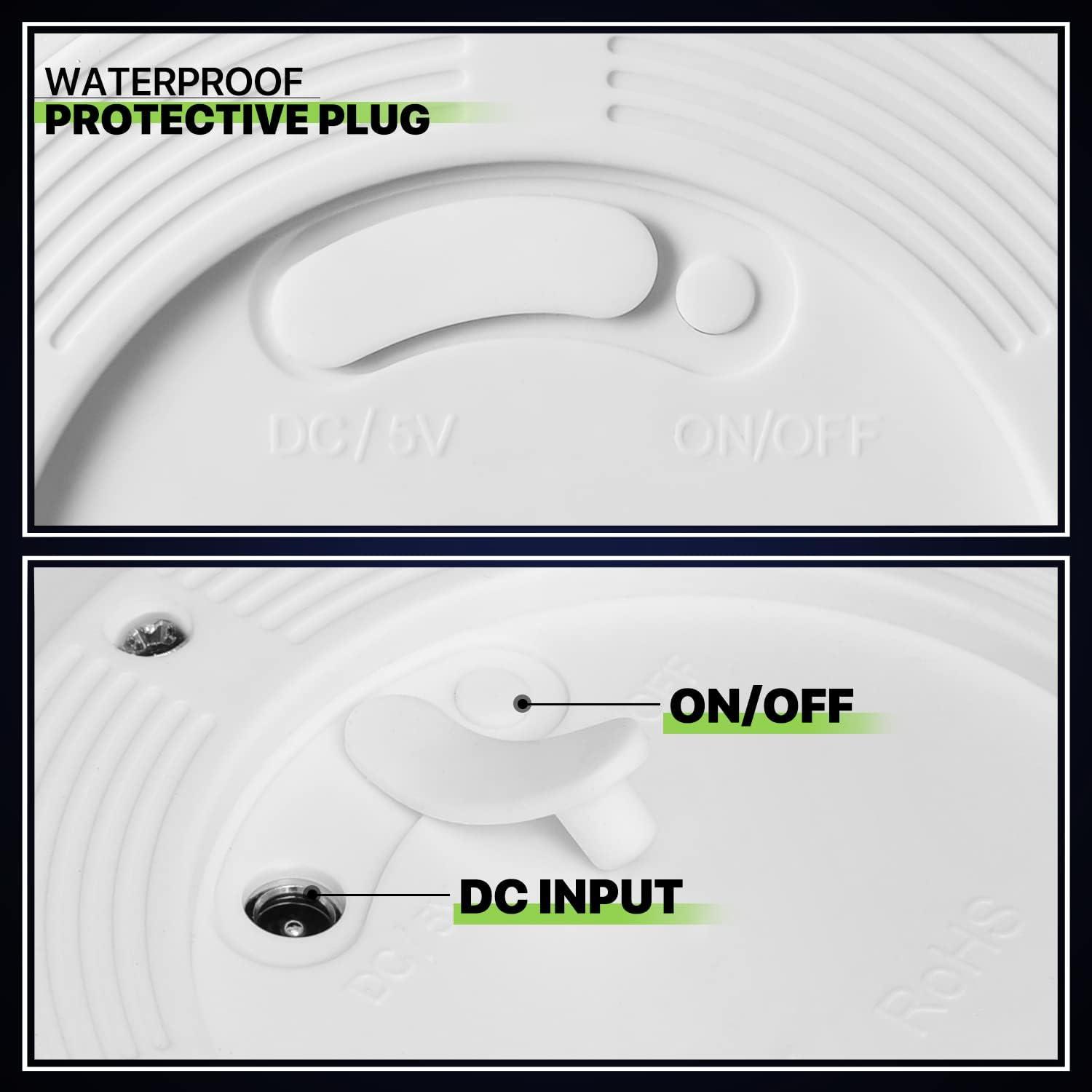 Magshion Mesa de Cóctel LED Brillante de 23 Pulgadas con Control Remoto, Mesa de Pub con Luz Que Cambia de Colores Recargable para Fiesta de Café en el Club Nocturno