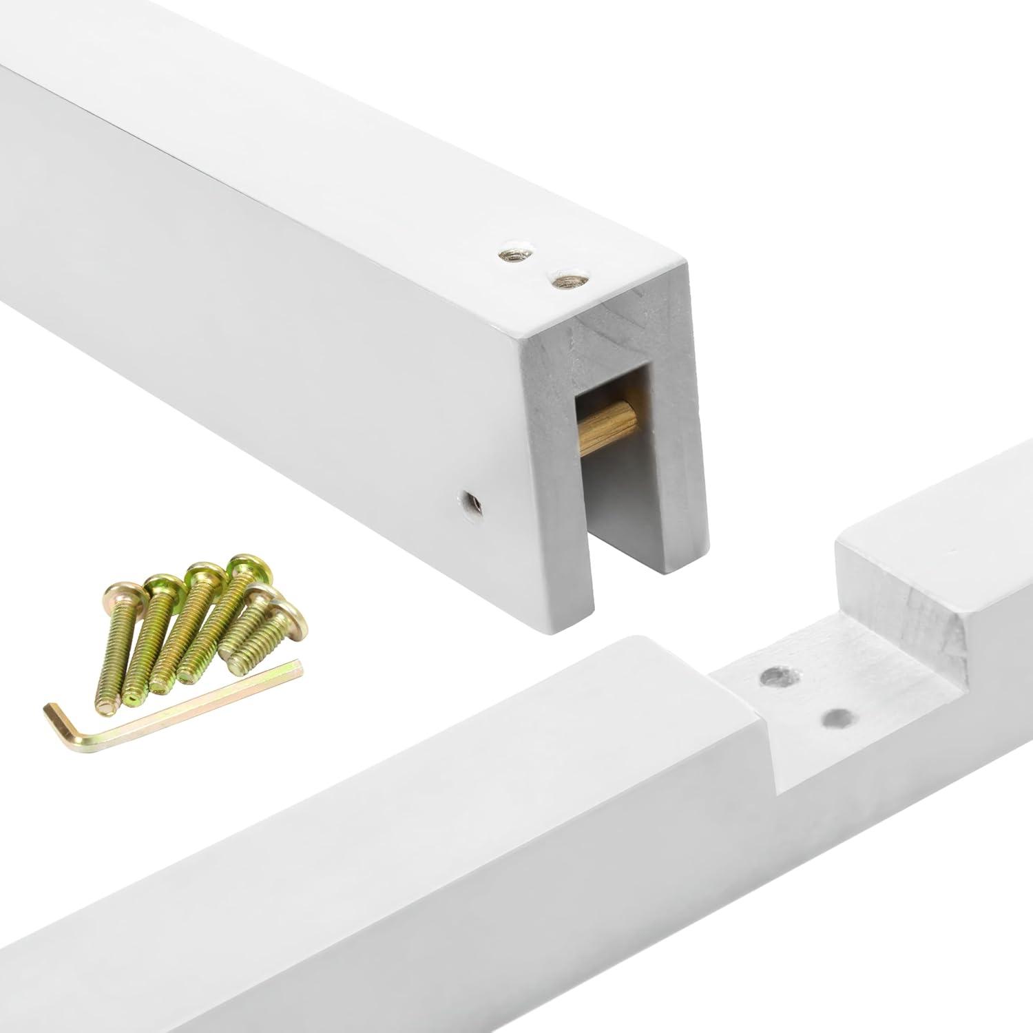 Red Lantern Room Divider Stand (Stand Only), White, for 3 Panel Screens