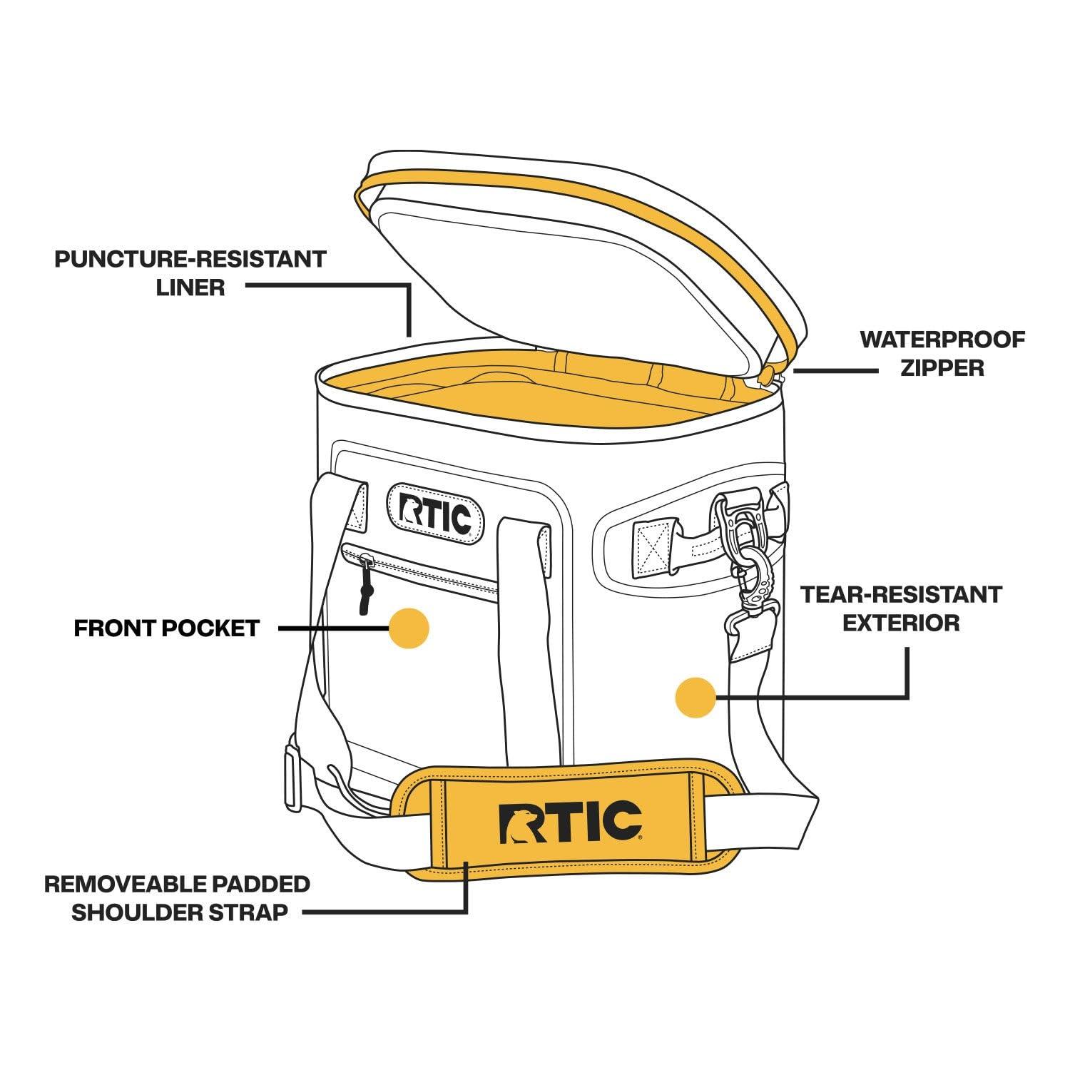 RTIC Outdoors 20 Cans Ultra-Tough Soft Sided Cooler - Patriot