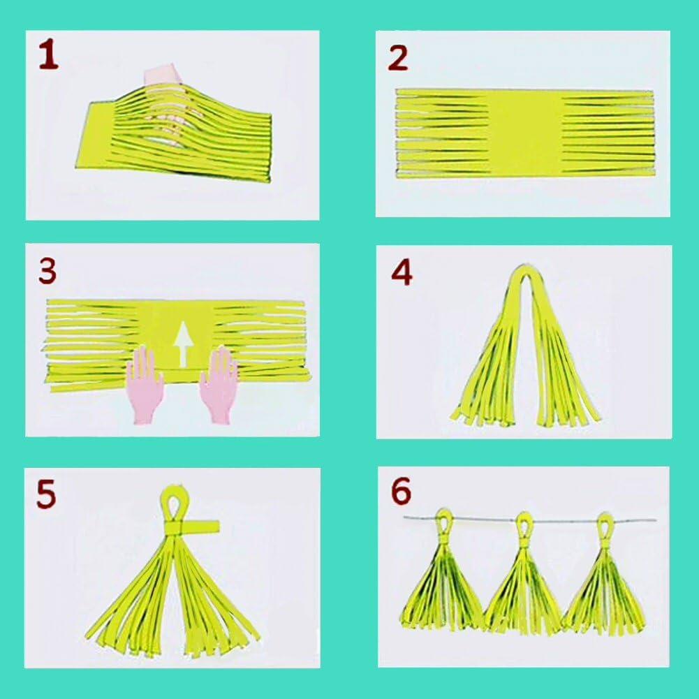 Orange Fall Party Hanging Decorations Thanksgiving Party Ceiling Hangings Wedding Decorations Tissue Paper Pom-Poms Tassel Garlands Baby Shower Birthday Party Decorations SF1