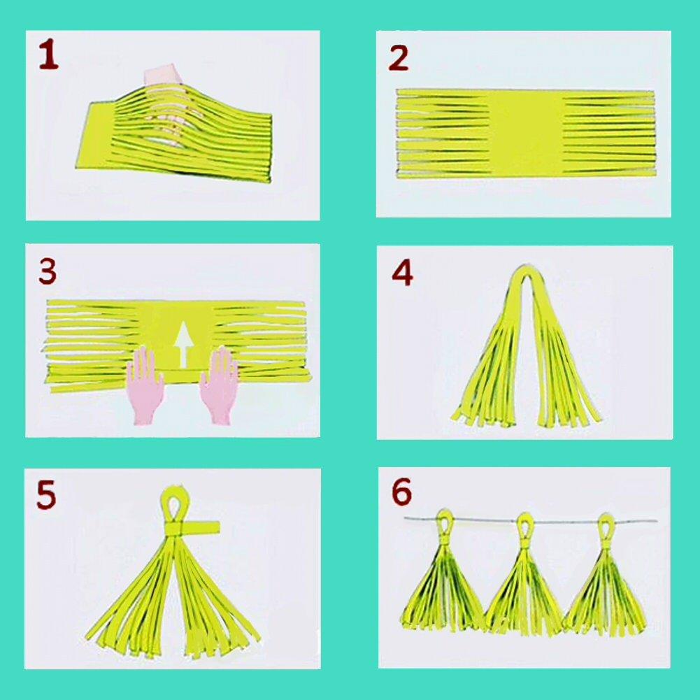 Orange Fall Party Hanging Decorations Thanksgiving Party Ceiling Hangings Wedding Decorations Tissue Paper Pom-Poms Tassel Garlands Baby Shower Birthday Party Decorations SF1