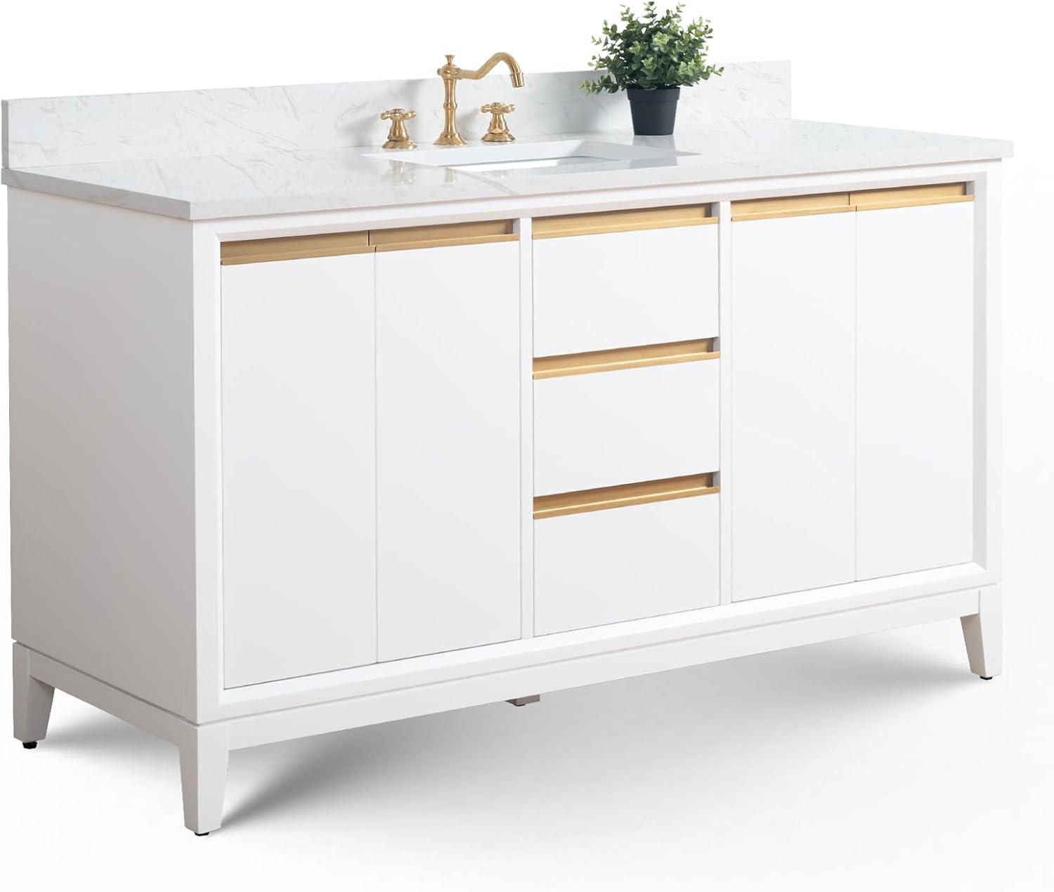 60 Single Bathroom Vanity with Top
