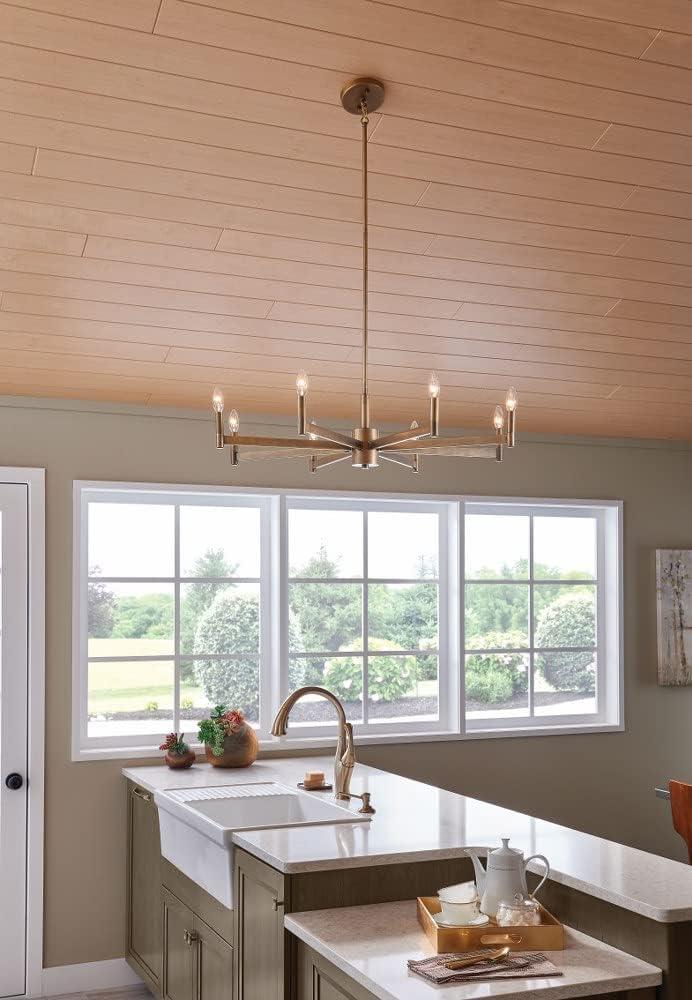 Kichler Lighting Erzo 8 - Light Chandelier in  Black