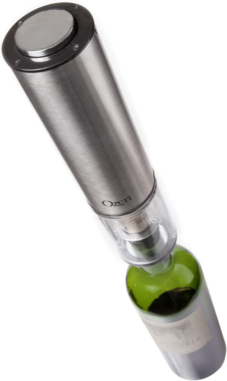 Ozeri Ozeri Extravo Electric Wine Opener in Stainless Steel with Auto Activation
