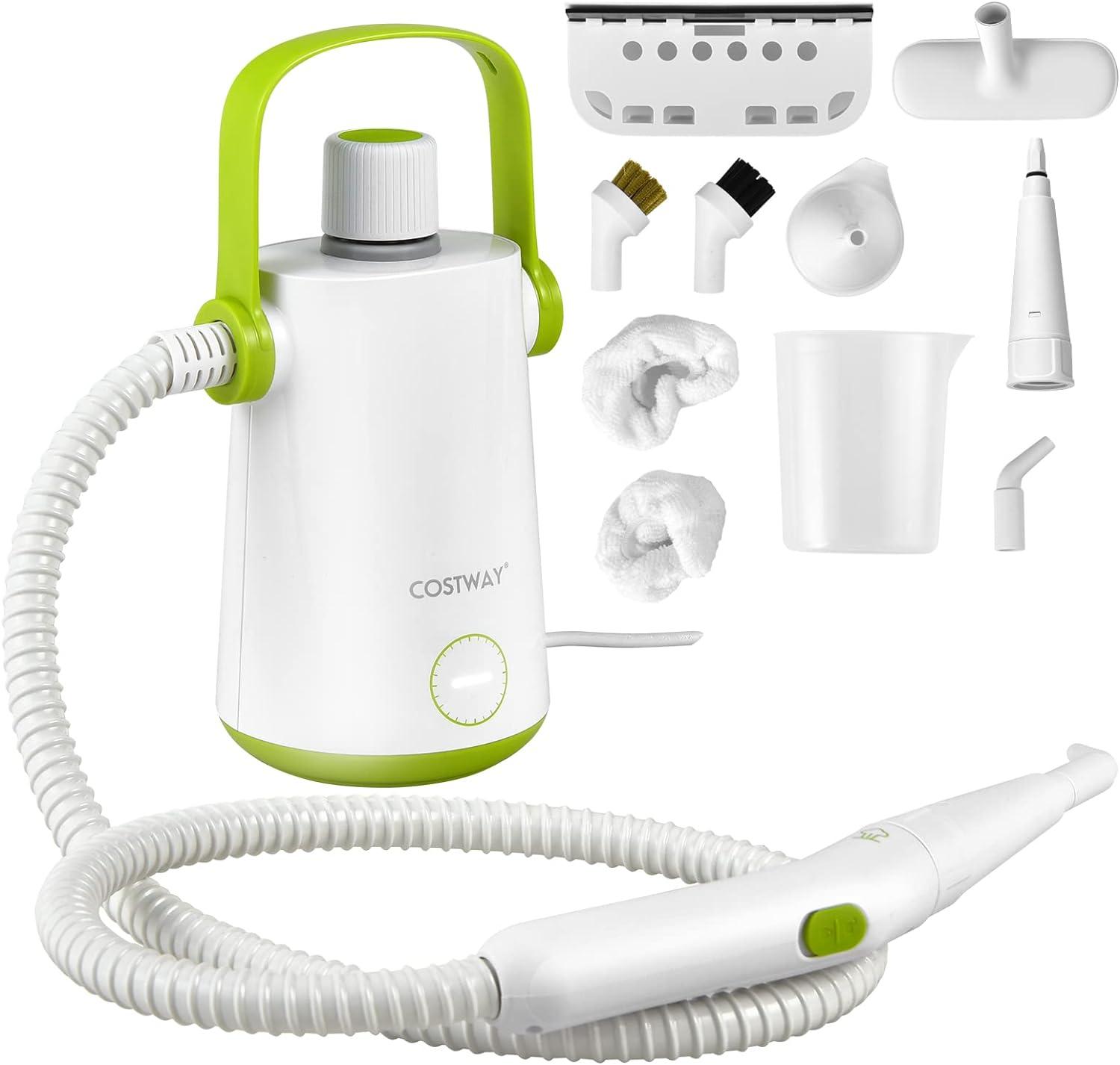 Costway ES10095US-LS Costway Bagless Steam Cleaner & Steam Mop