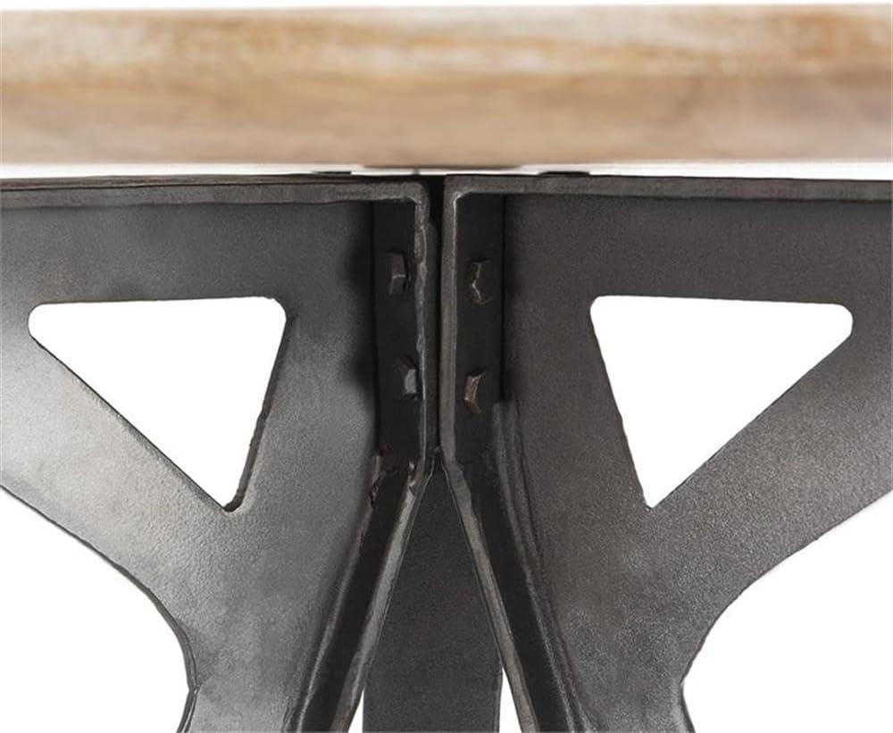 Axel Tripod Pub Table - Grey Wash/Black - Safavieh