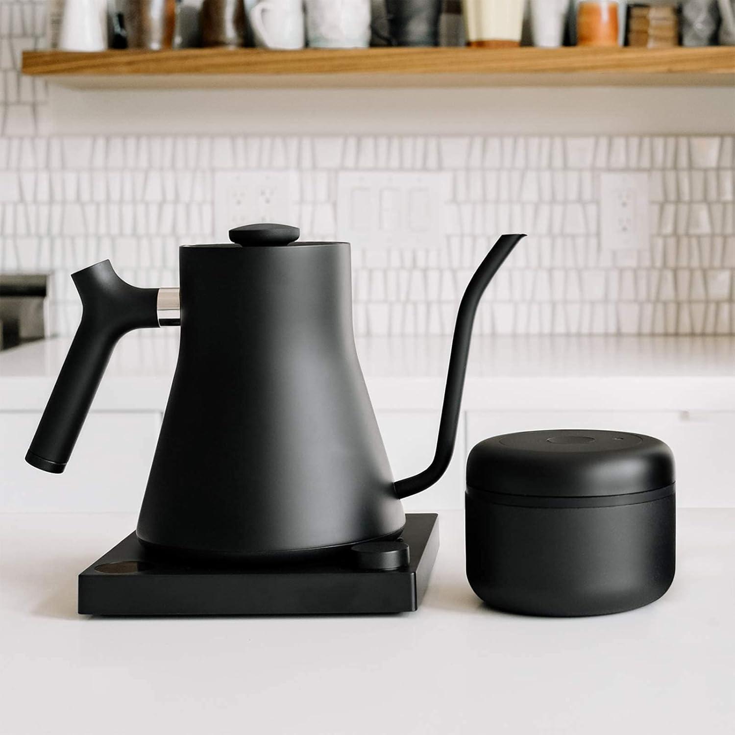 Fellow Atmos Large Vacuum Canister in Matte Black