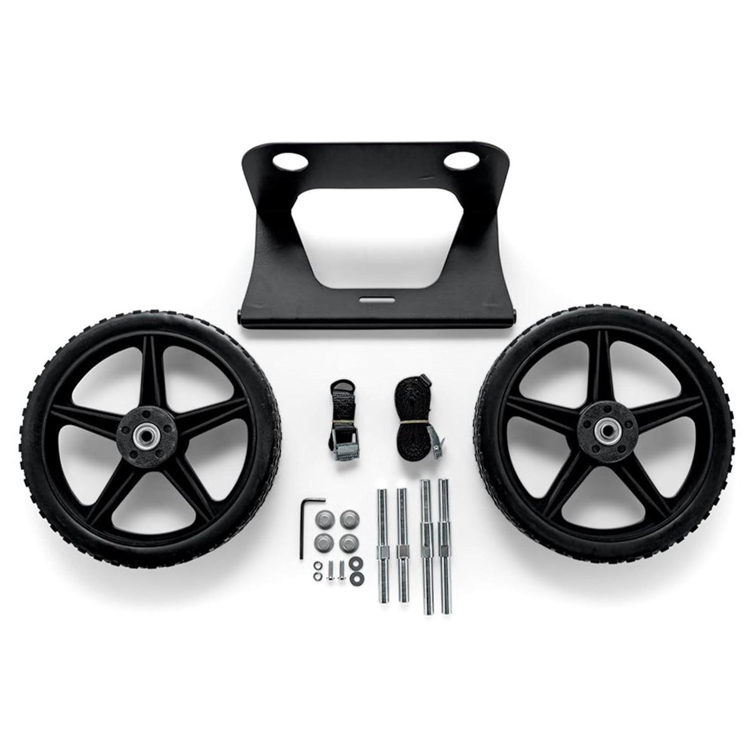 Camco Cooler Cart Kit - 200-Pound Weight Capacity - Steel Frame, Black (51798)