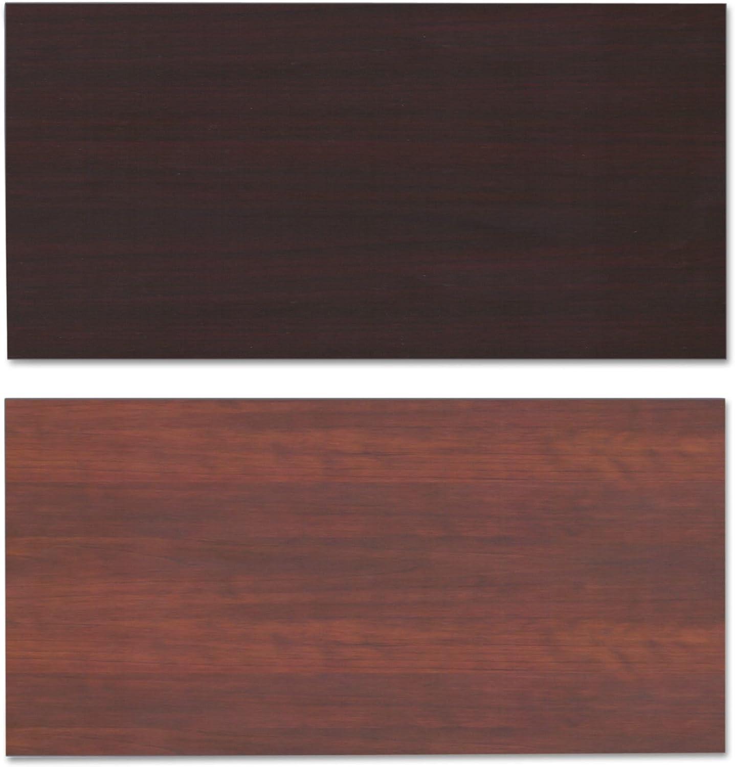 Alera Reversible Laminate Table Top Rectangular 47 5/8 x 23 5/8 Med Cherry/Mahogany TT4824CM