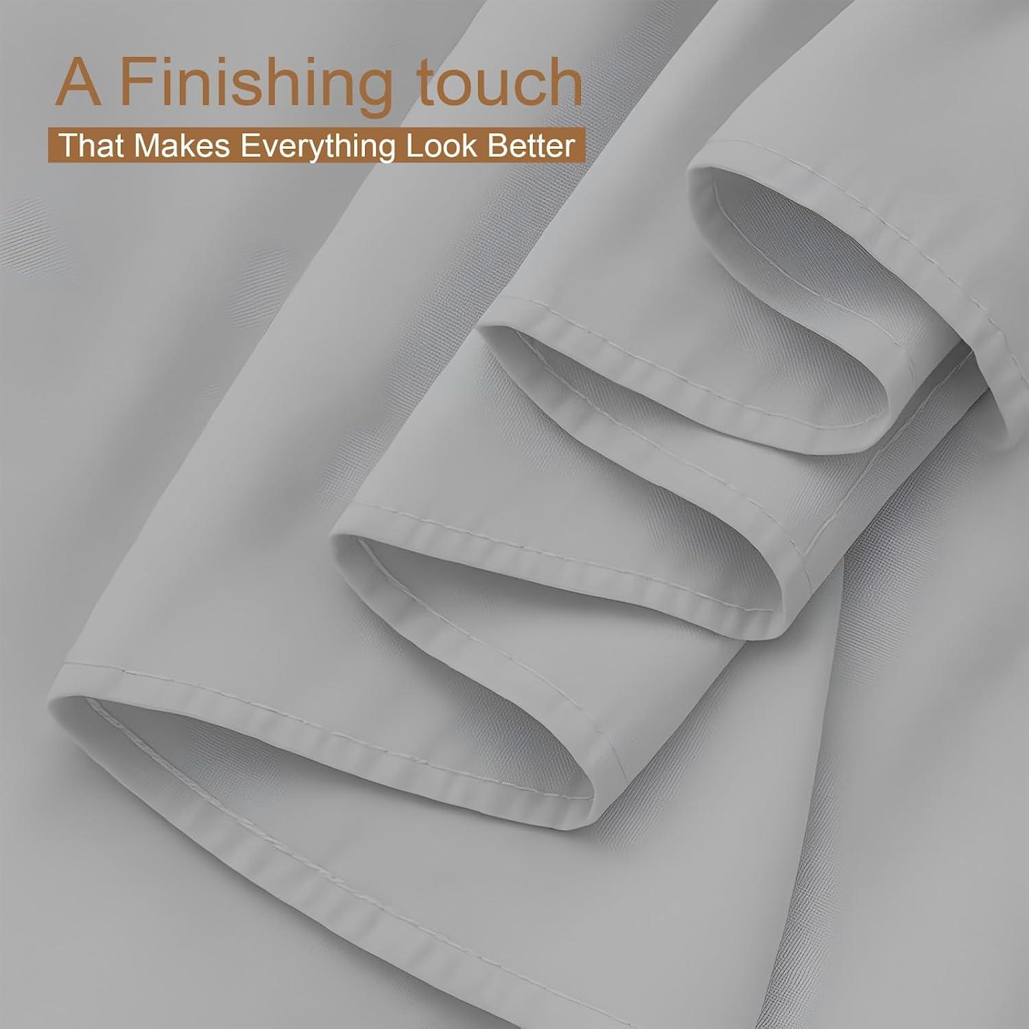 Swift Home | Basics Pleated Microfiber Bed Skirt 14-inch Drop Light Gray King