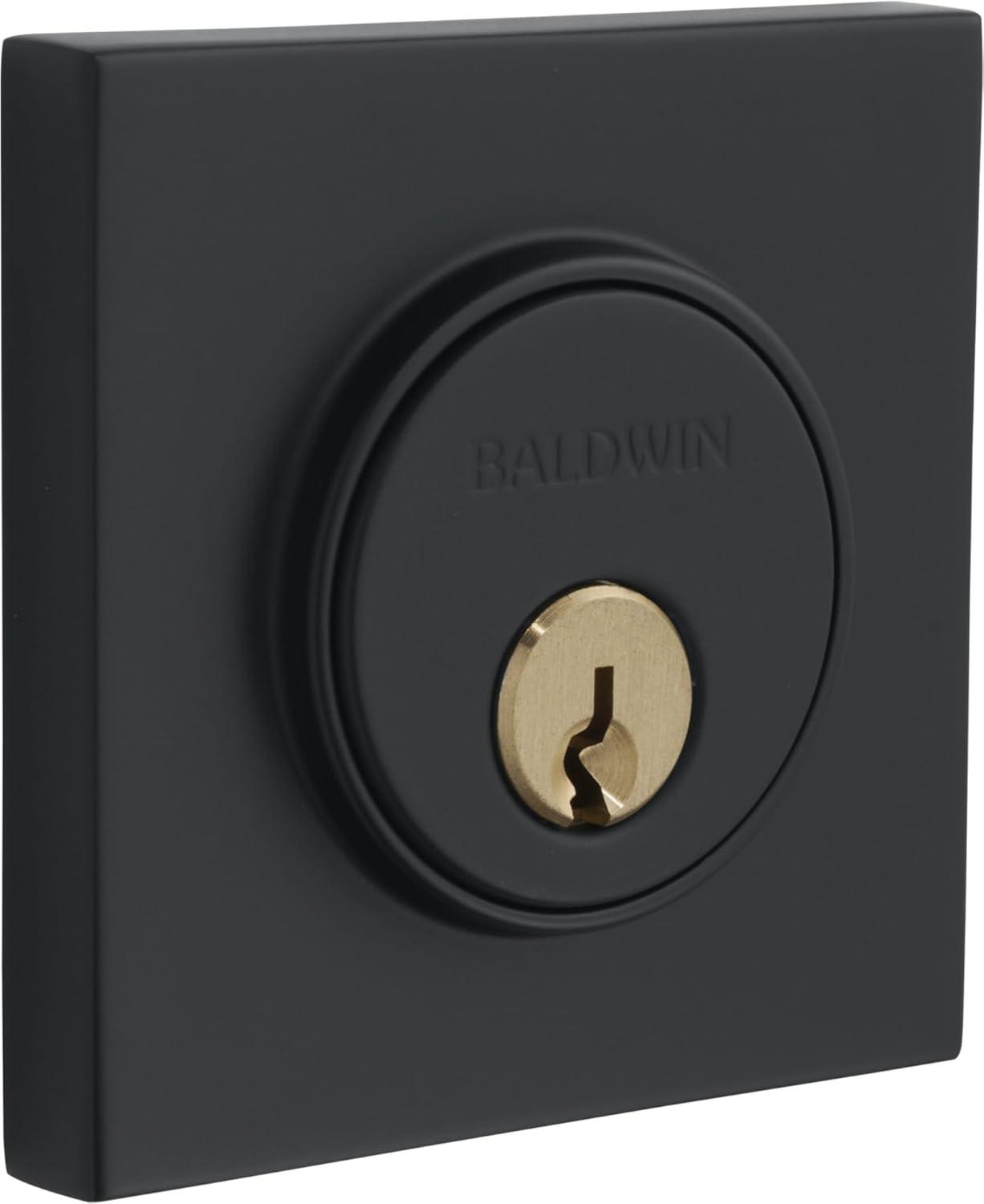 Contemporary Square Single Cylinder Deadbolt