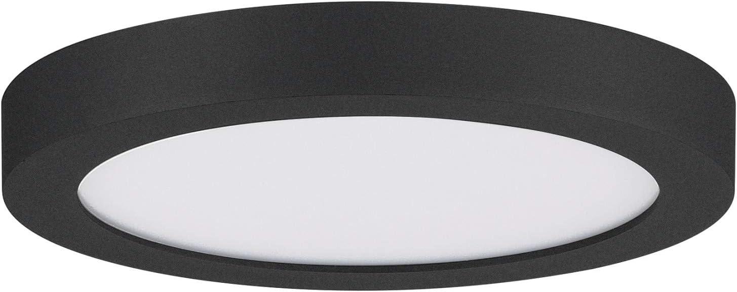 WIixle OST1708W Outskirt Modern Super Flush Mount Ceiling Lighting, 1-Light, LED 12 Watts, Fresco (1" H x 8" W)