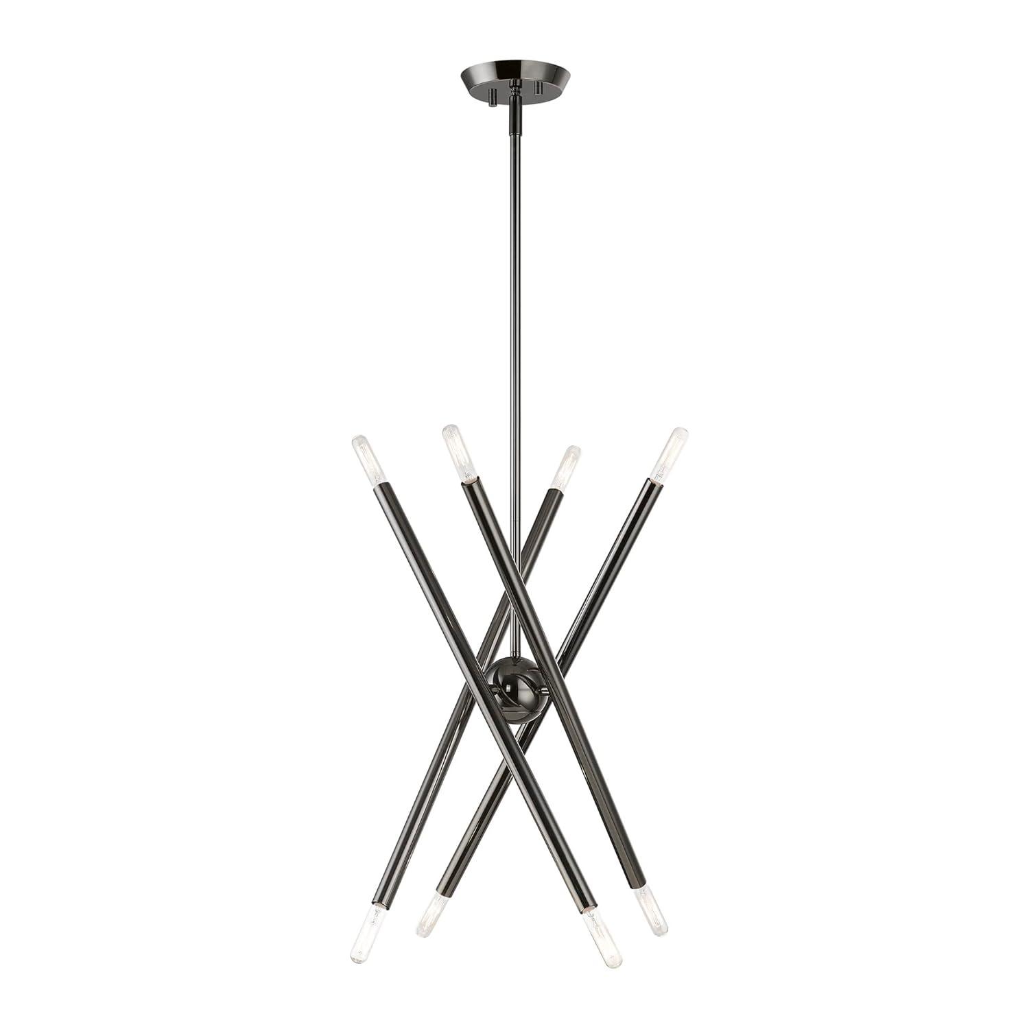 Livex Lighting Soho 8 - Light Chandelier in  Satin Brass
