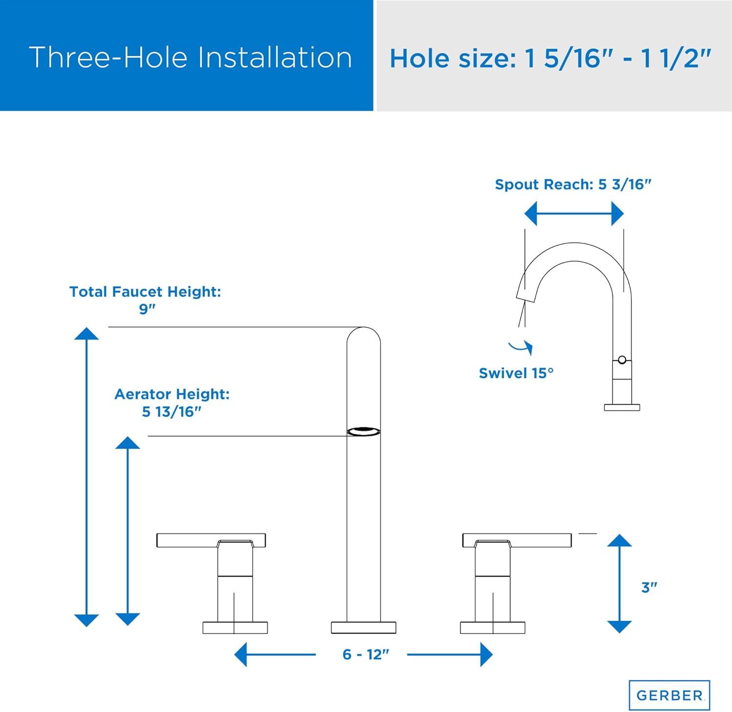 Parma 2-Handle Widespread Bathroom Faucet with Metal Touch Down Drain