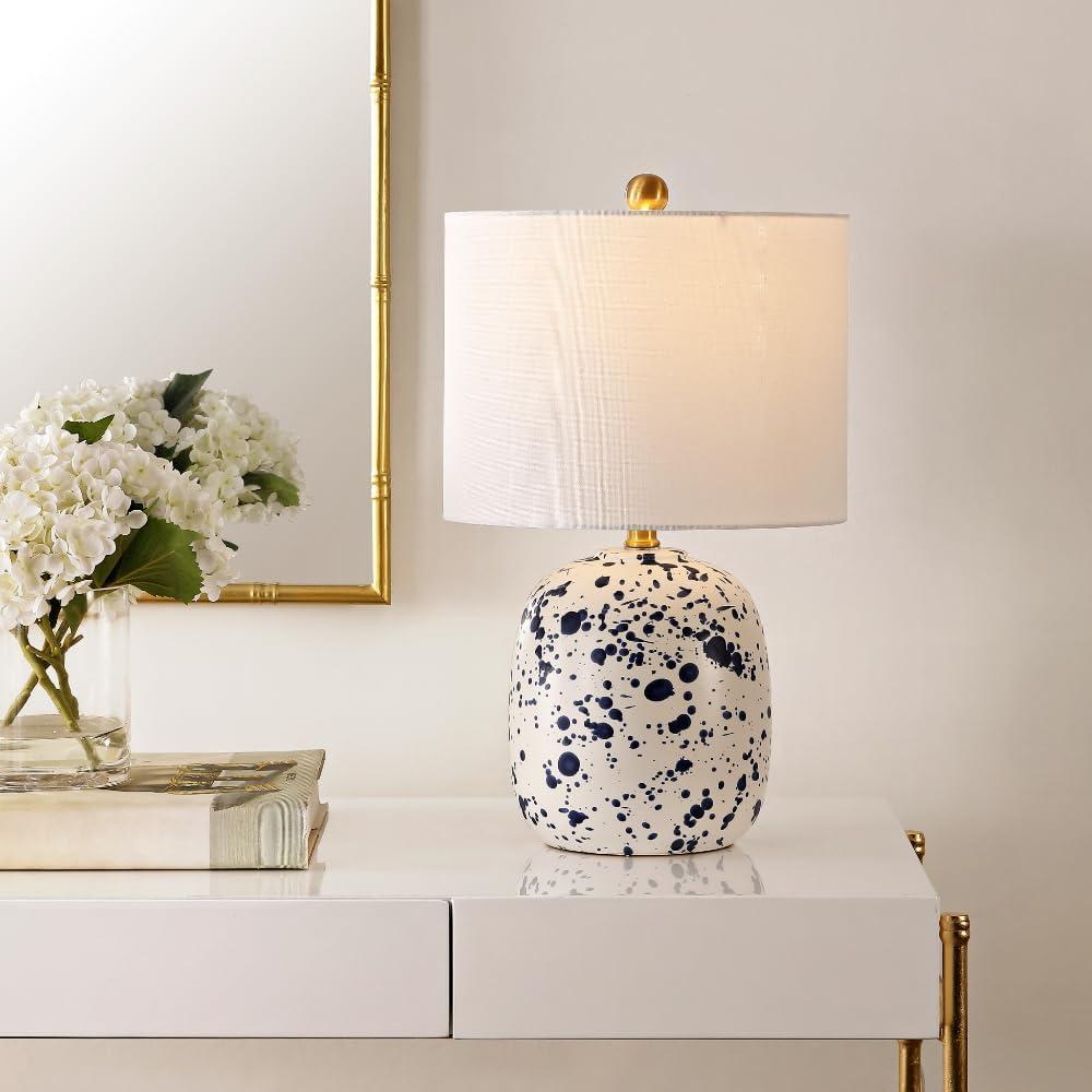 Wallace Ceramic Table Lamp - Ivory - Safavieh.