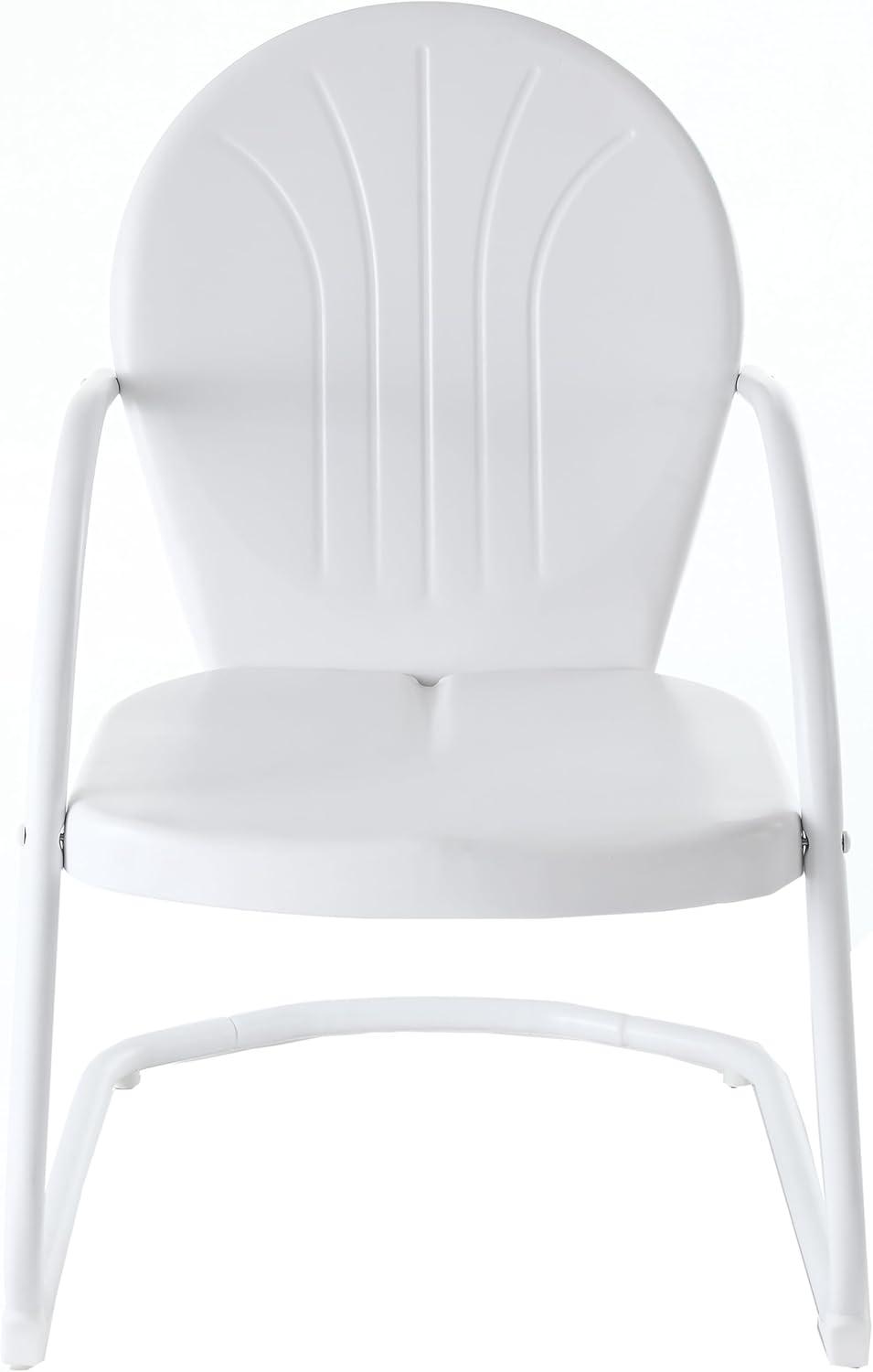 Crosley Furniture  GriffithMetal Chair - White Finish