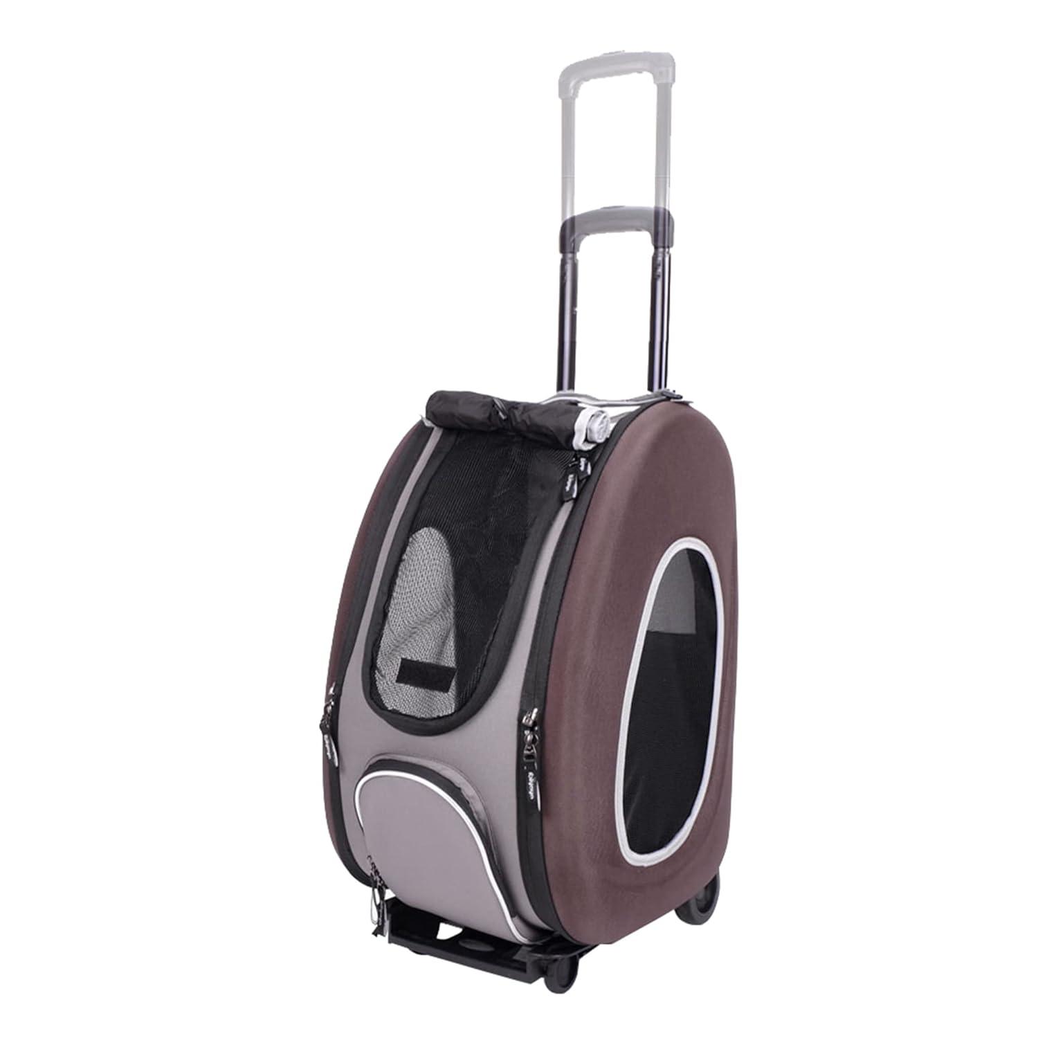 Ibiyaya 5-in-1 EVA Pet Carrier-Stroller