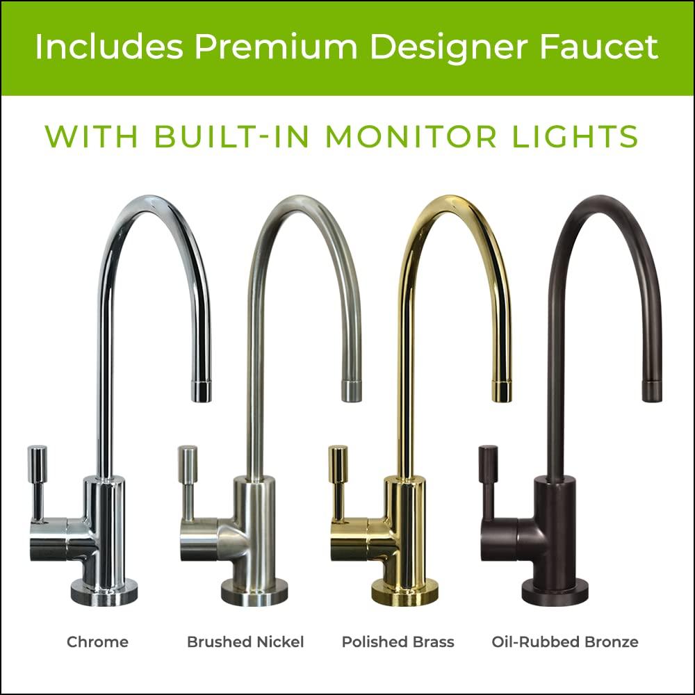 WaterChef U9000 Premium Under-Sink Water Filtration System w Intelligent Monitor