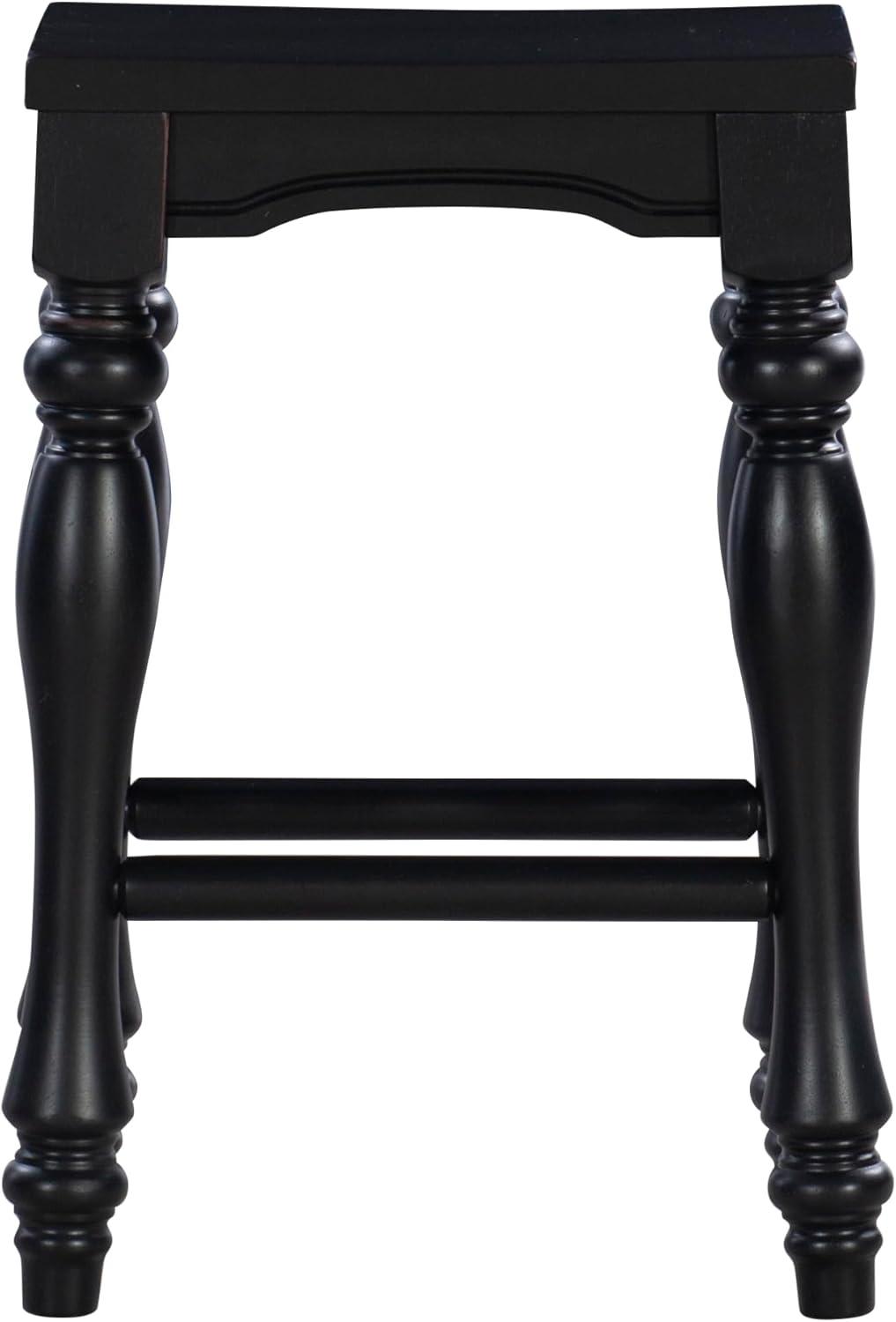Clemente Counter Stool with Solid Wood Frame