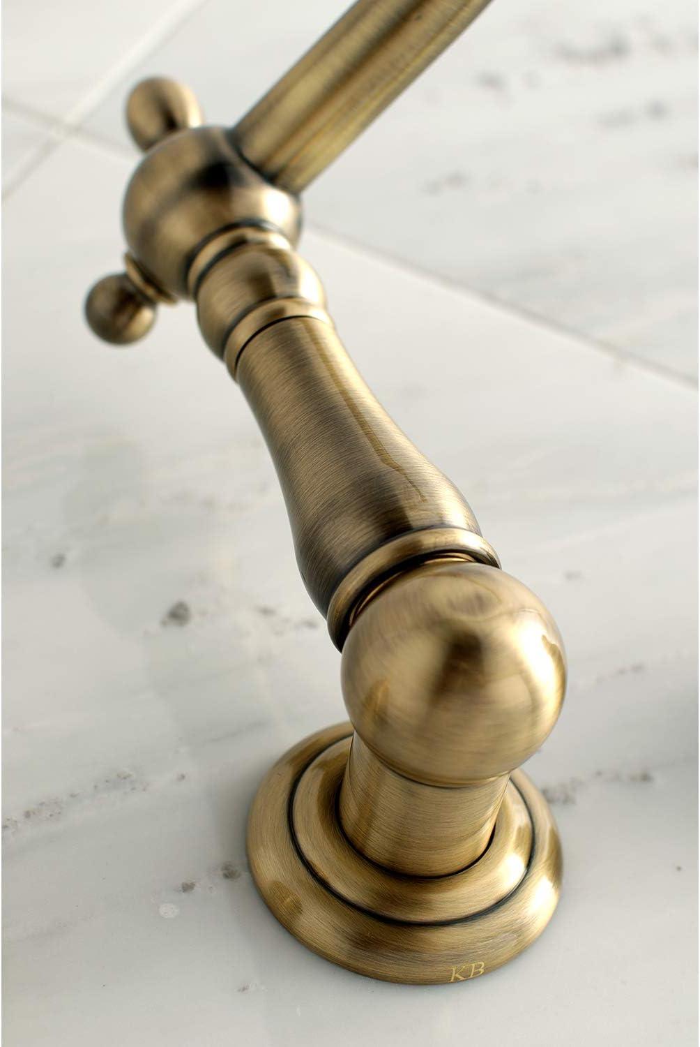 Kingston Brass Heritage Two-Handle 3-Hole Wall Mount Roman Tub Faucet